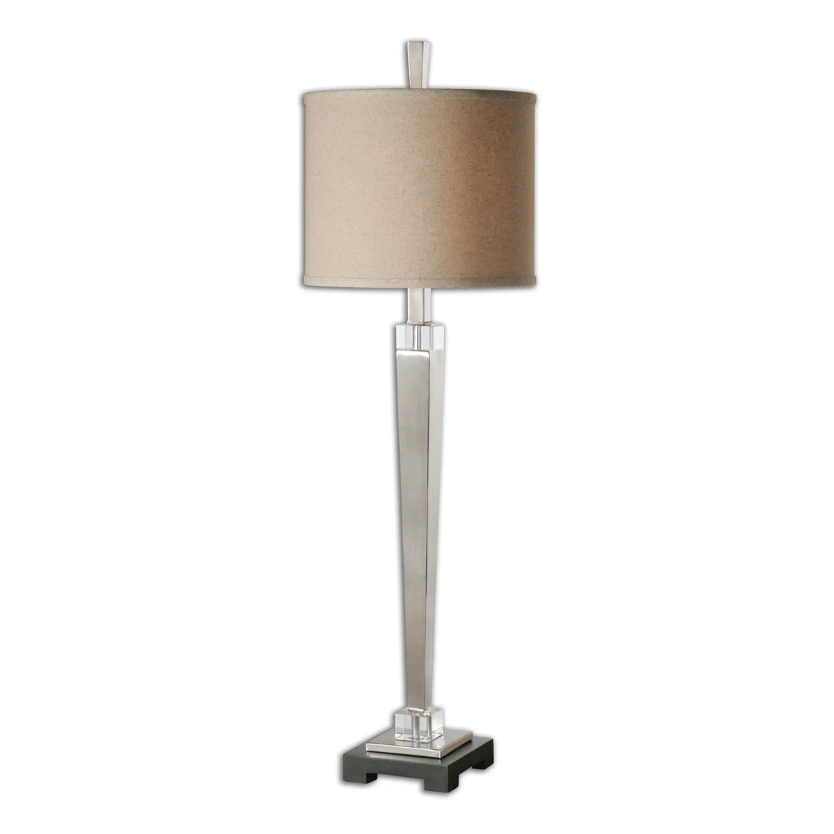 Uttermost 29581-1 Terme Brushed Nickel Buffet Lamp
