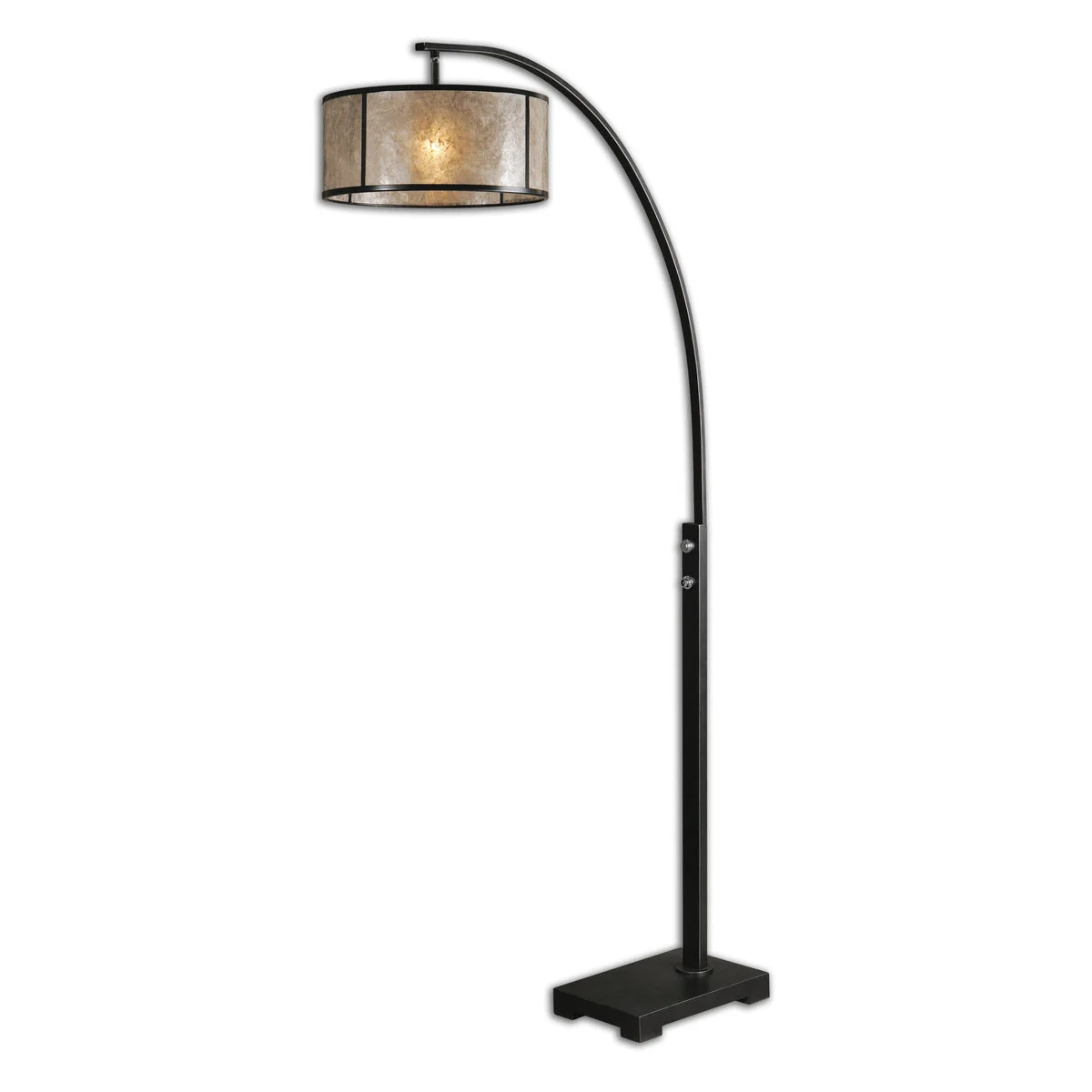 Uttermost 28597-1 Cairano Drum Shade Floor Lamp