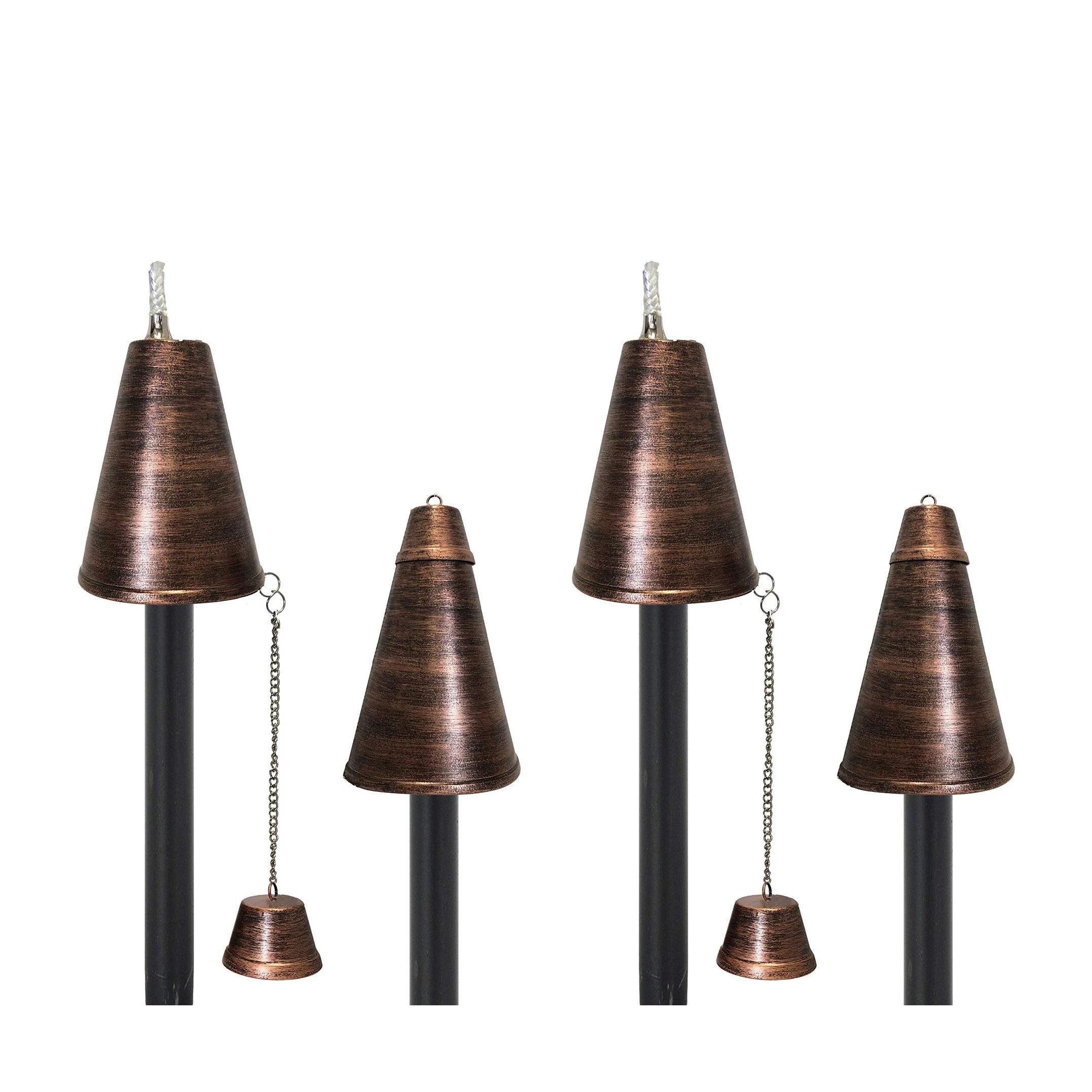Large Hawaiian Cone Tiki Torch