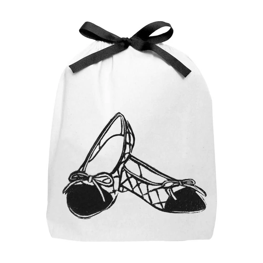 Travel Dust Bag // Ballet Slippers