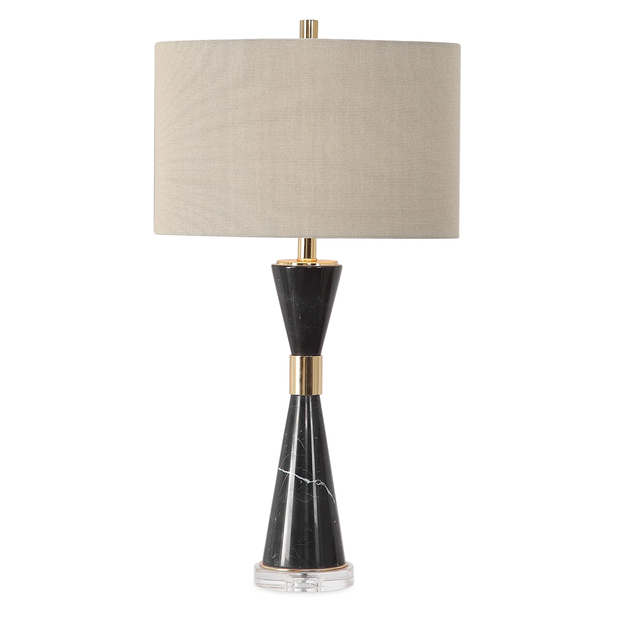 Alastair Black Marble Table Lamp