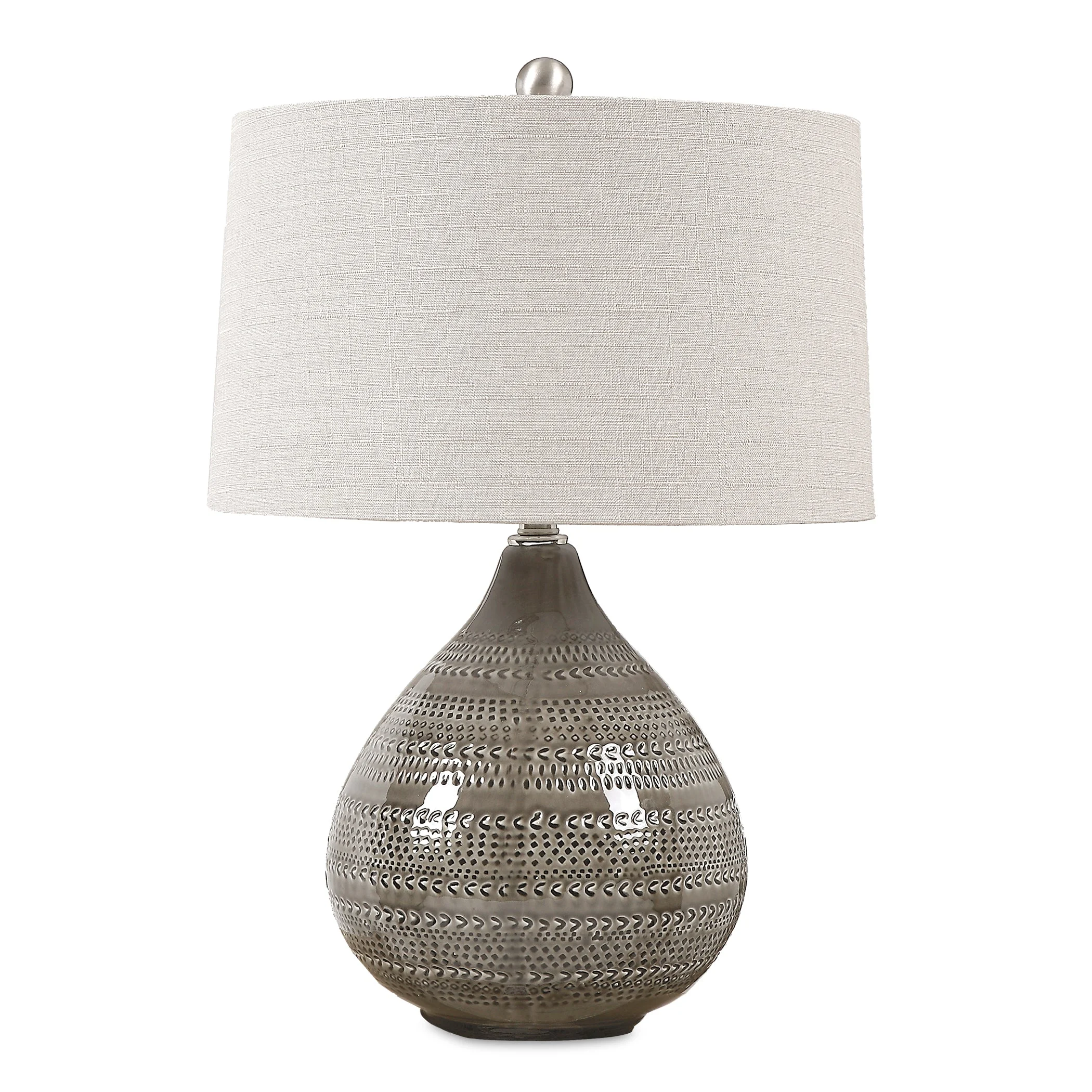Batova Smoke Gray Lamp