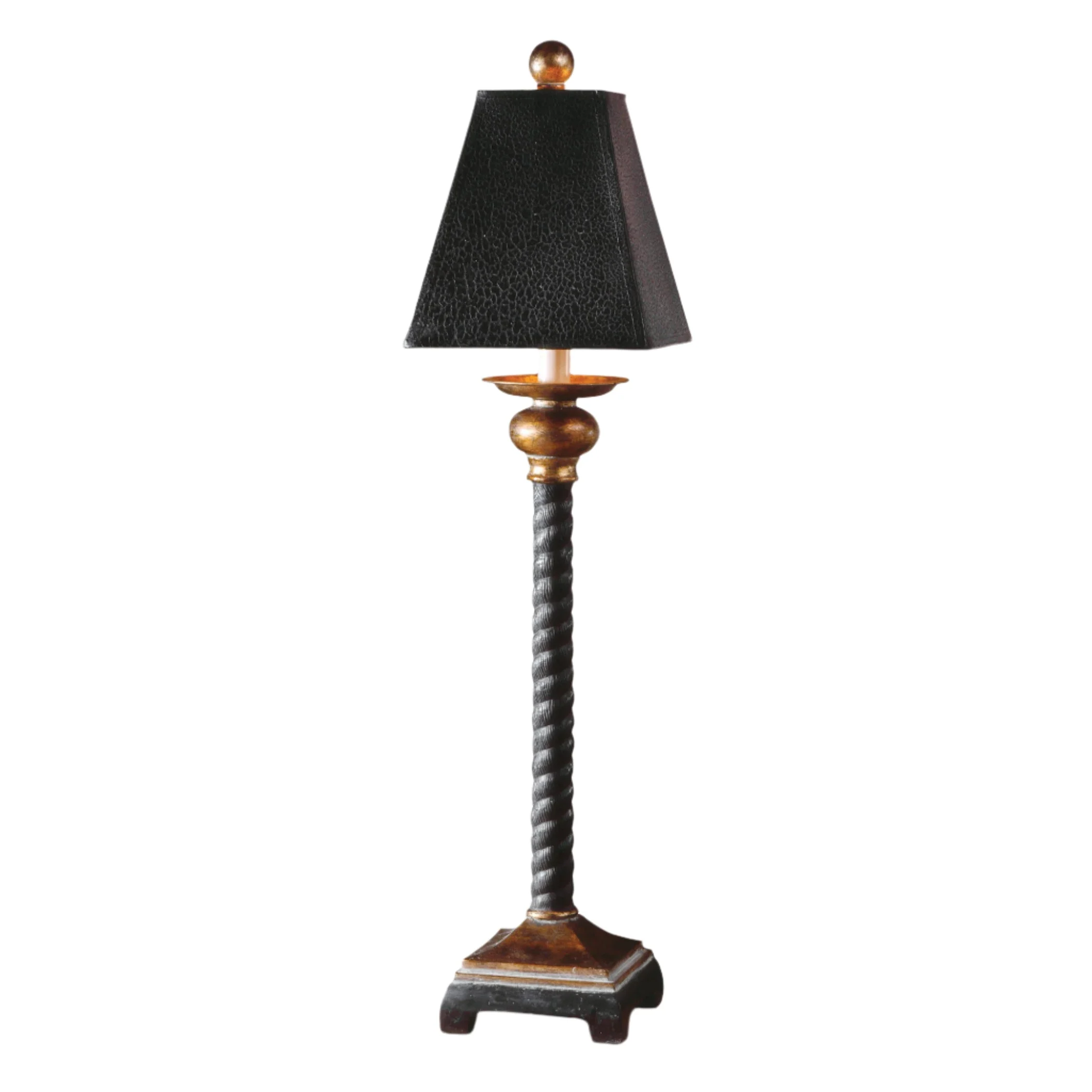 Bellcord Black Buffet Lamp