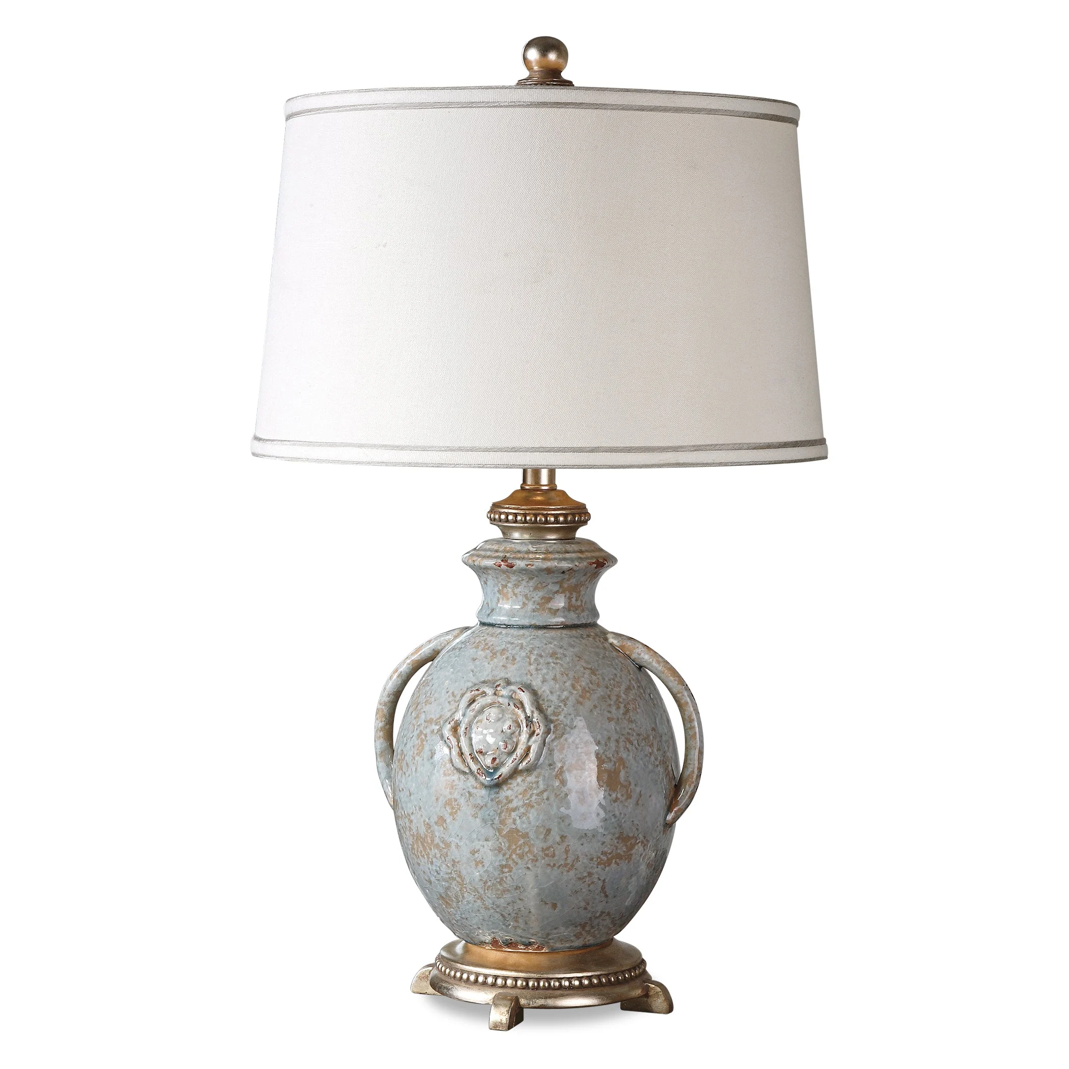 Cancello Blue Glaze Lamp