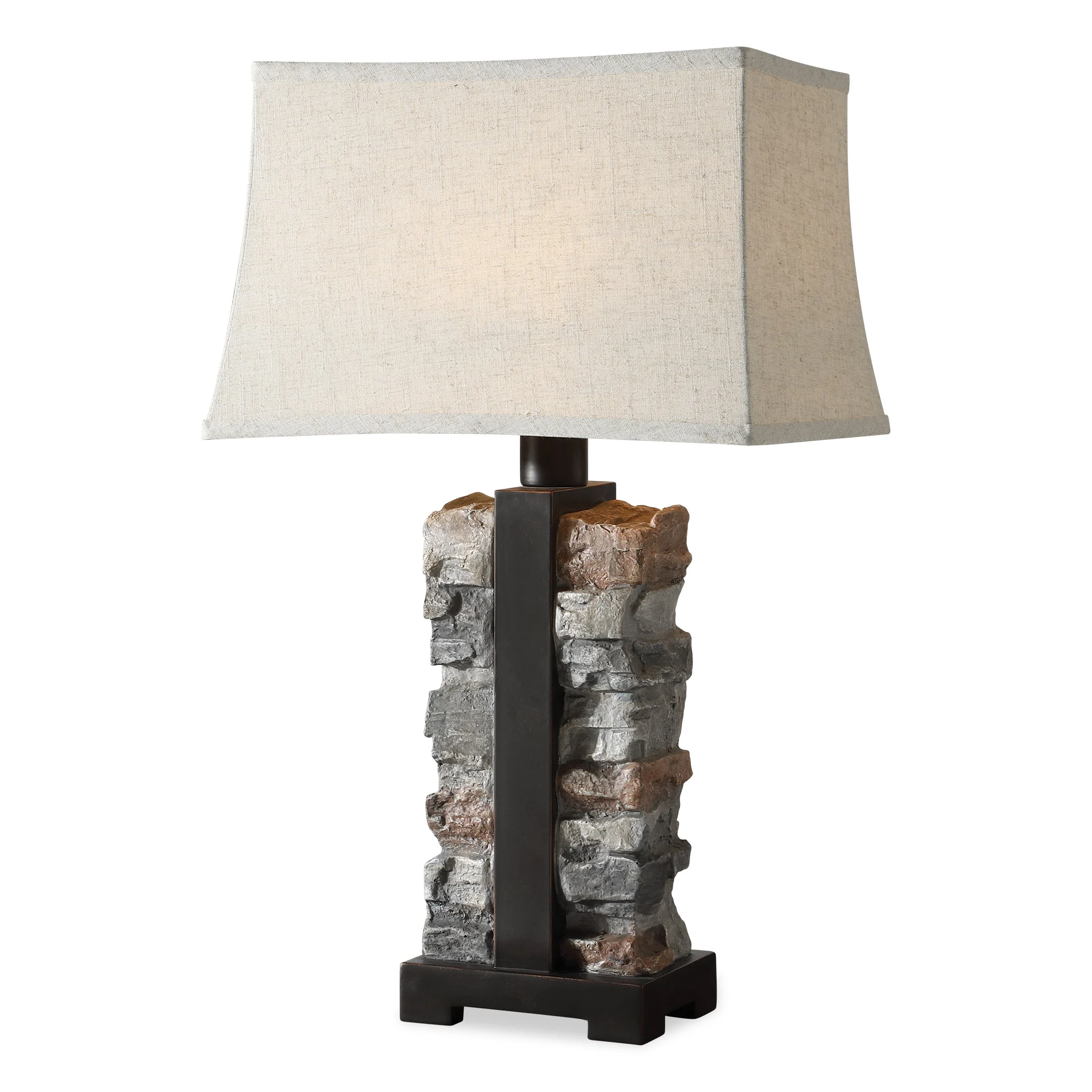 Kodiak Stacked Stone Lamp