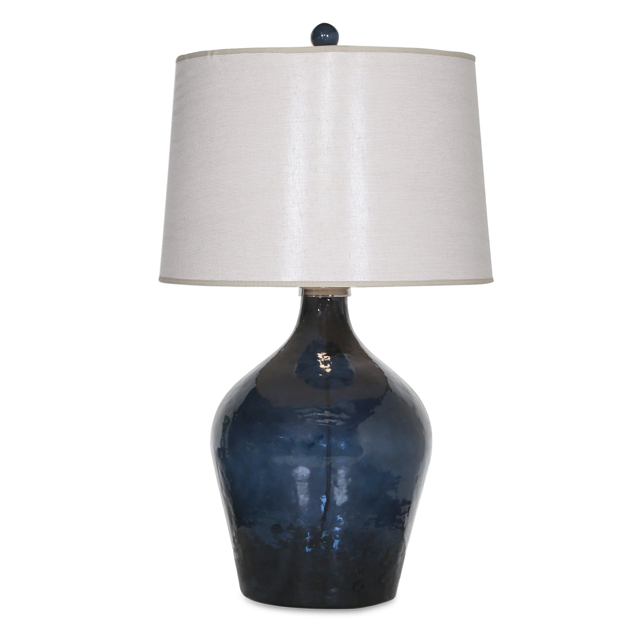 Lamone Blue Glass Lamp