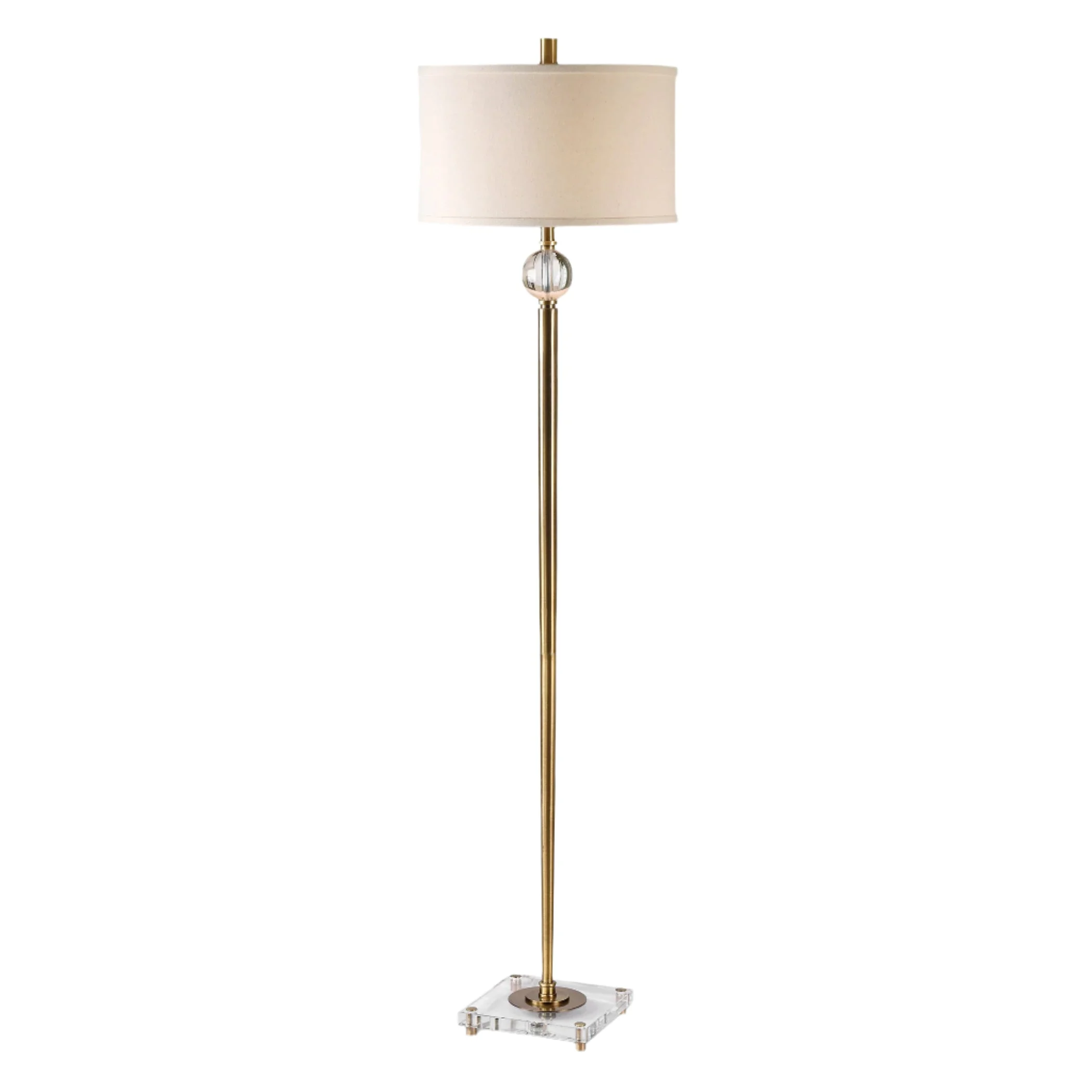 Mesita Brass Floor Lamp