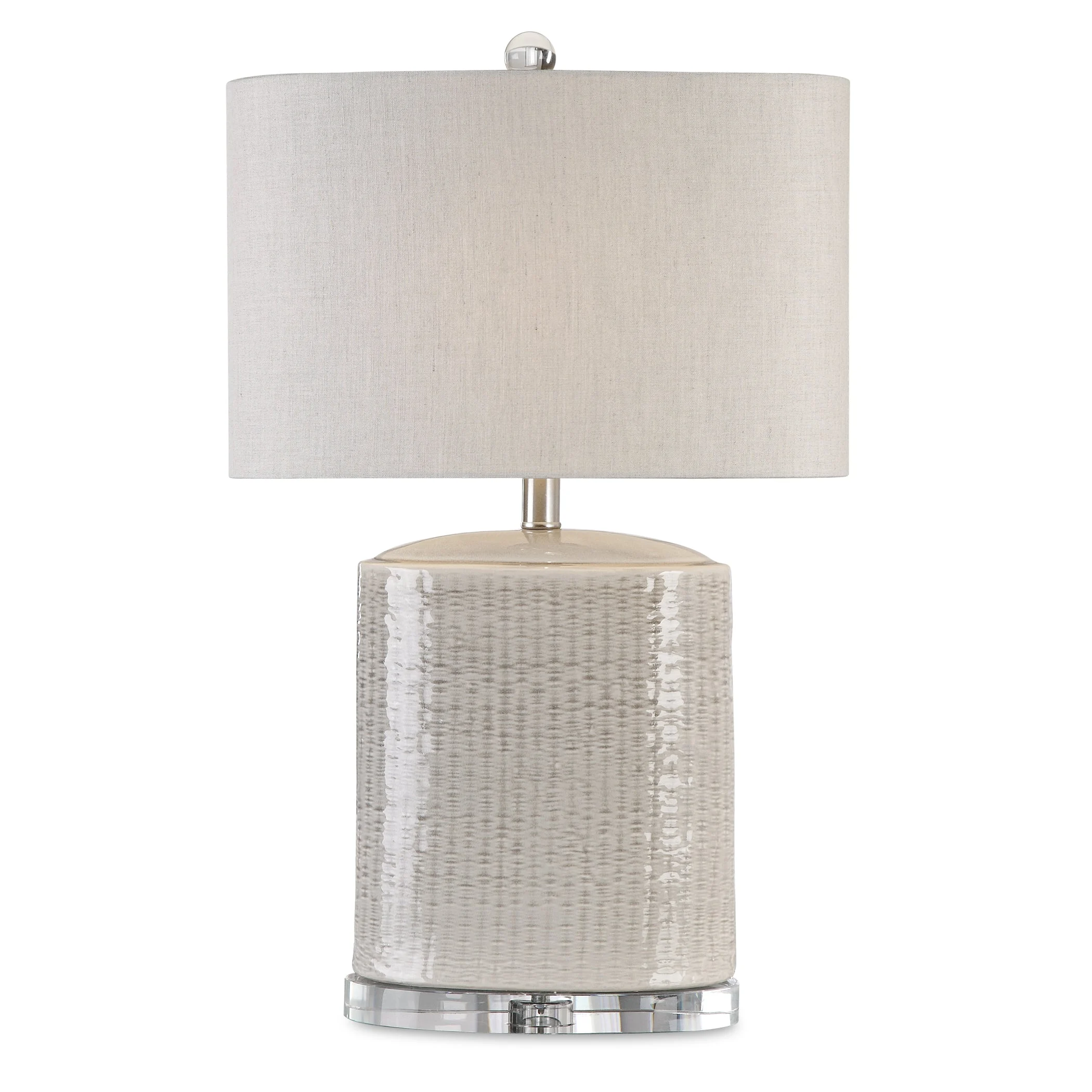 Modica Taupe Ceramic Lamp