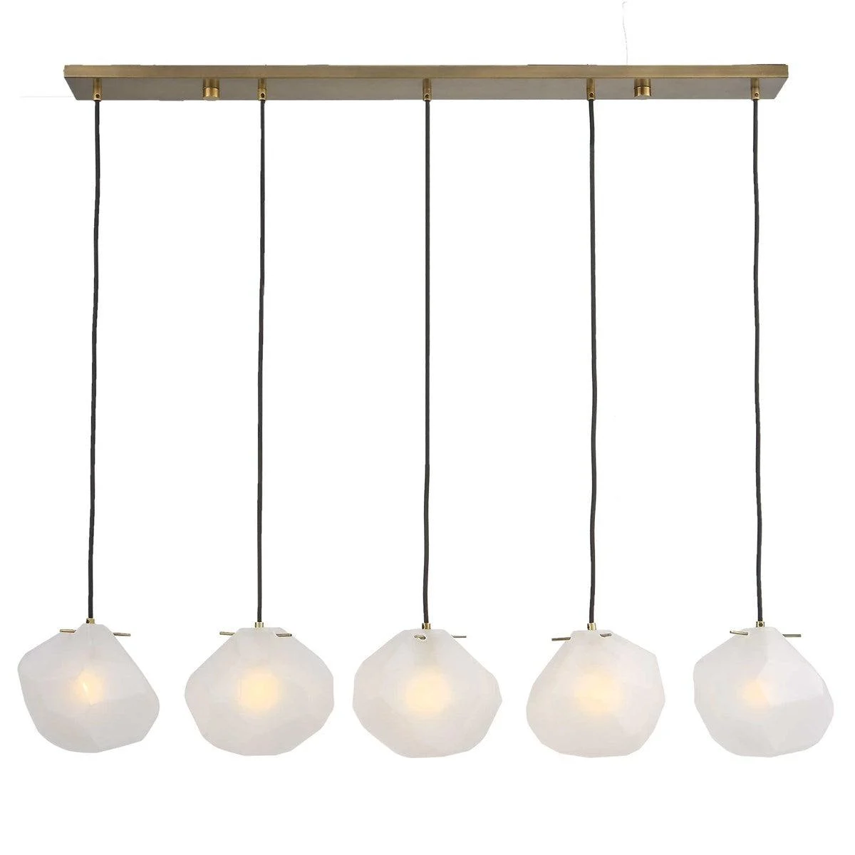 Geodesic 5 Light Linear Pendant