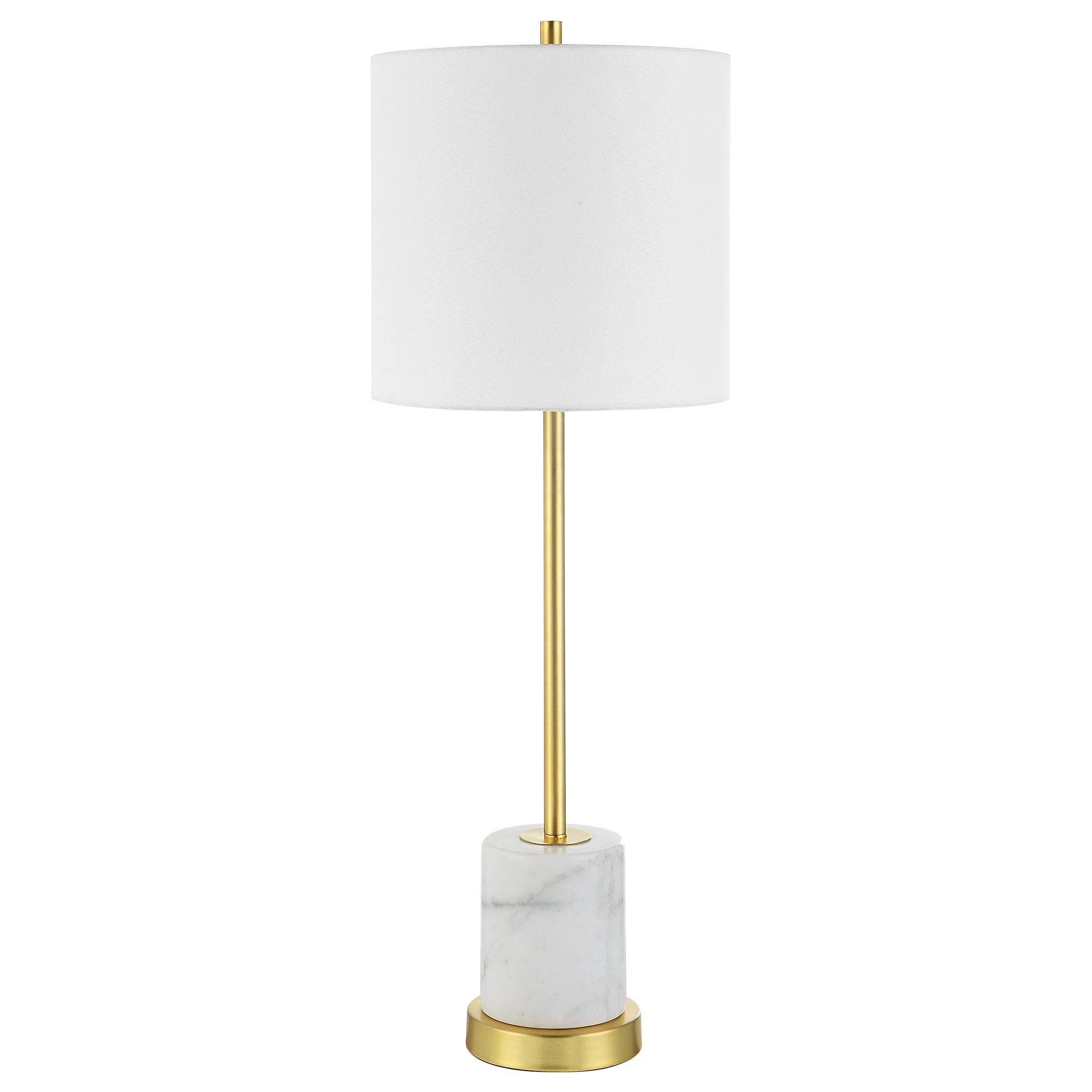 Turret Gold Buffet Lamp