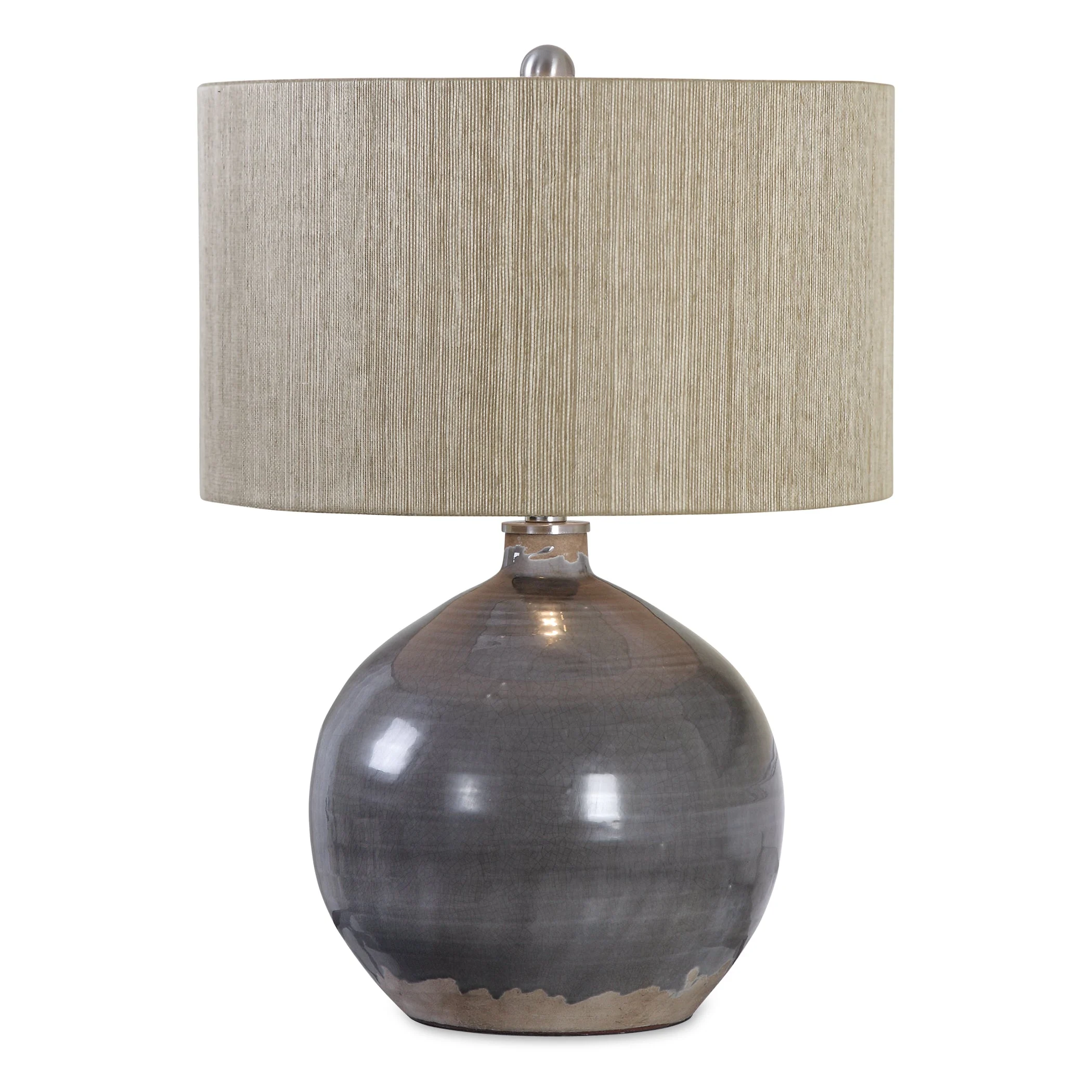Vardenis Gray Ceramic Lamp