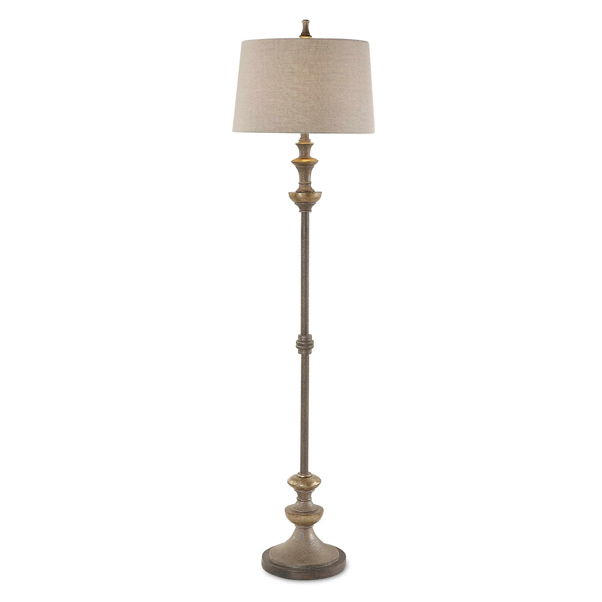 Vetralla Silver Bronze Floor Lamp
