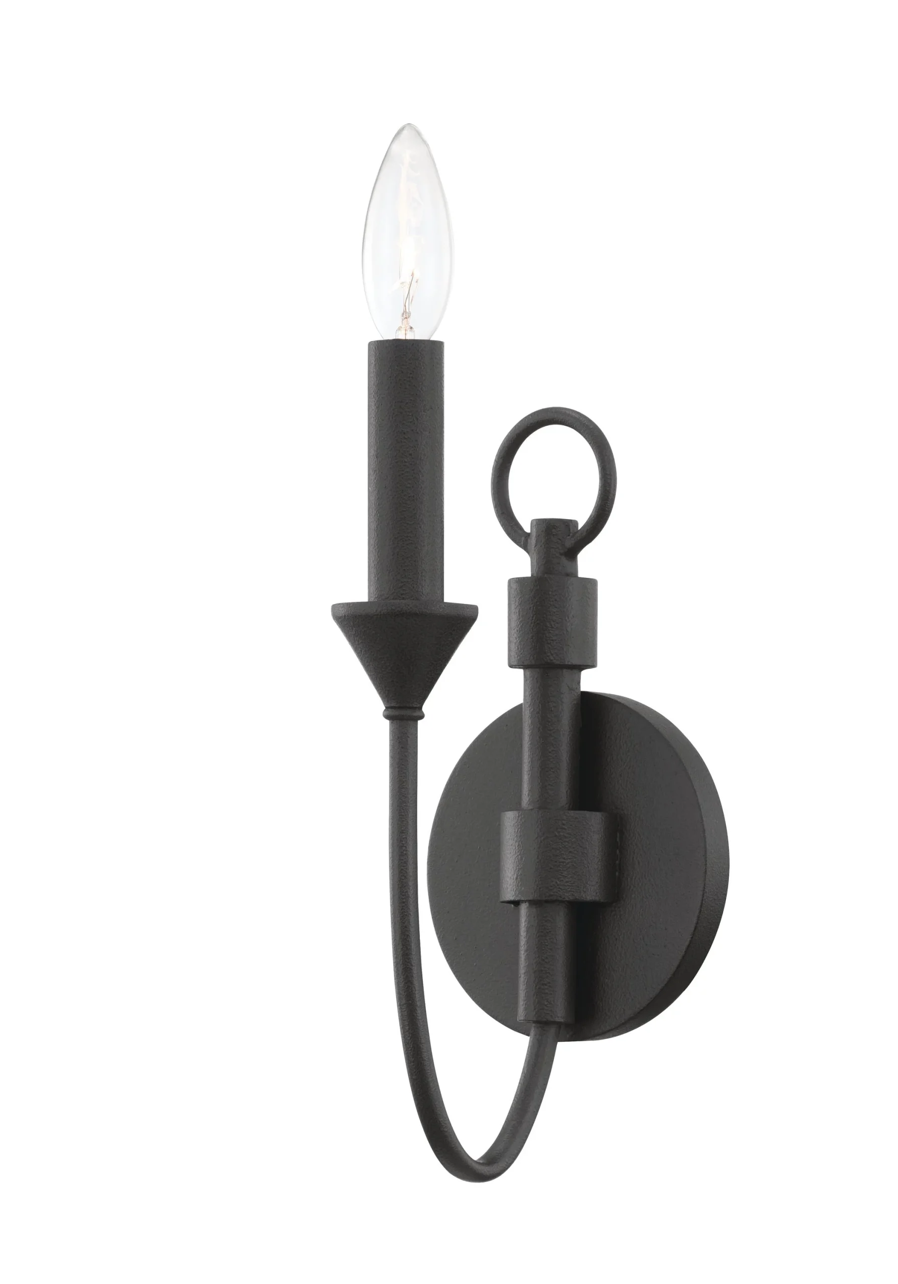 Cate 1 Light Wall Sconce // Forged Iron