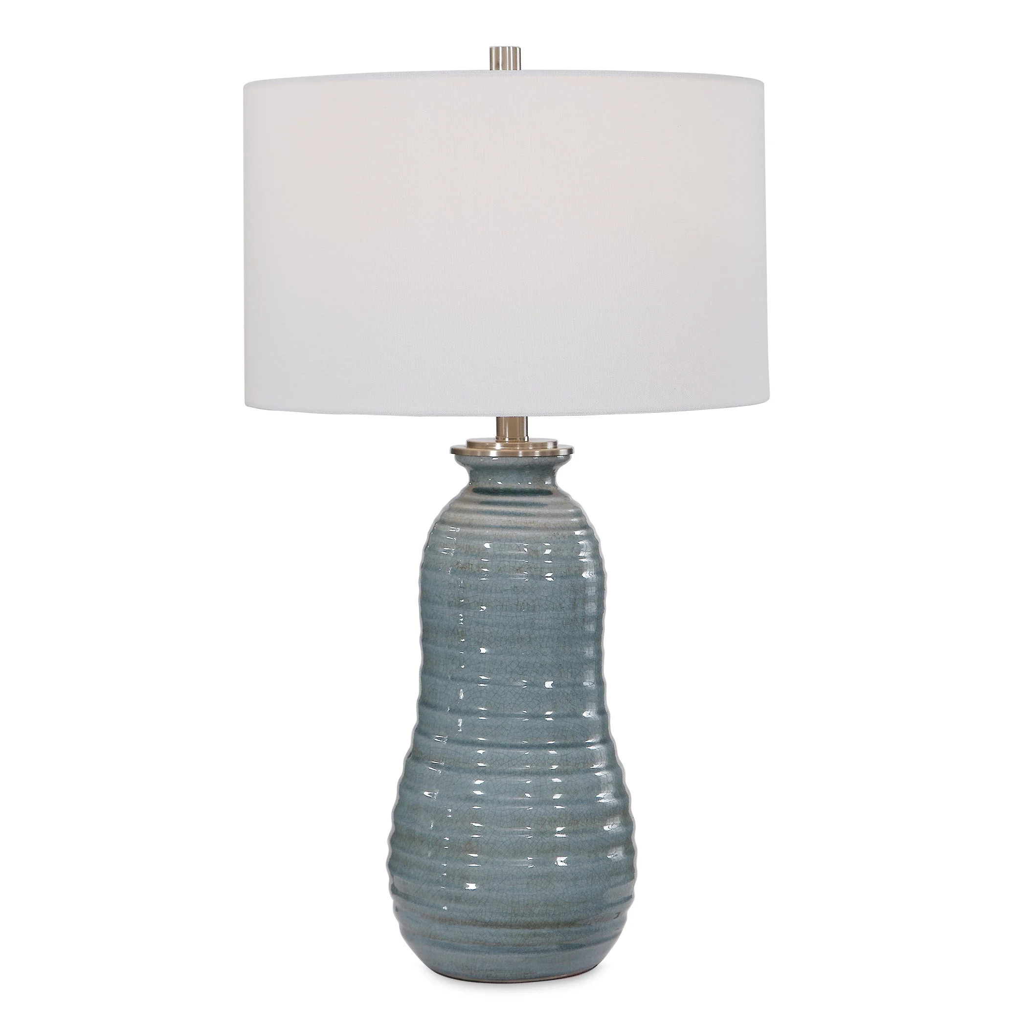 Zaila Light Blue Table Lamp