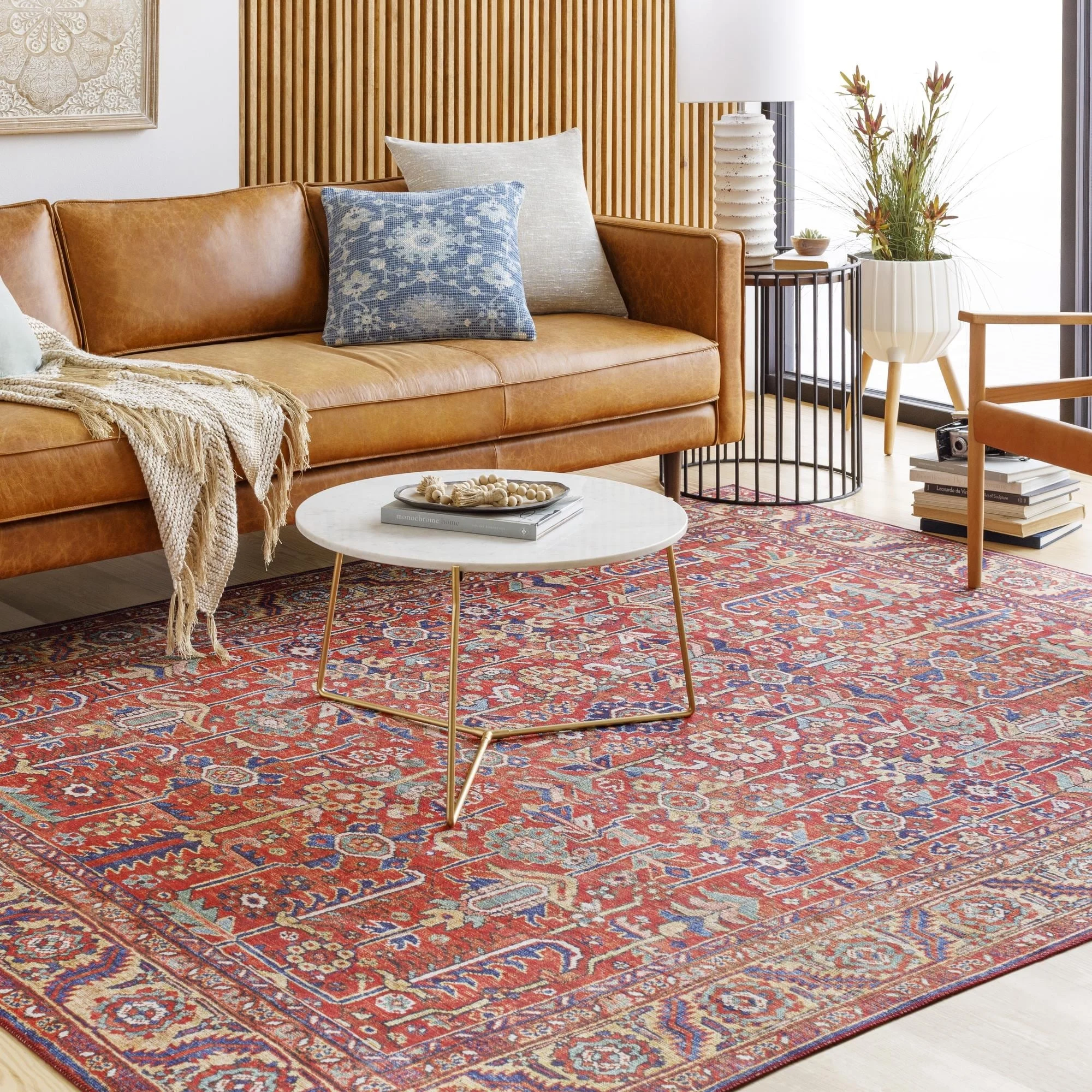 Livabliss Iris Updated Traditional Floral & Botanical Area Rug