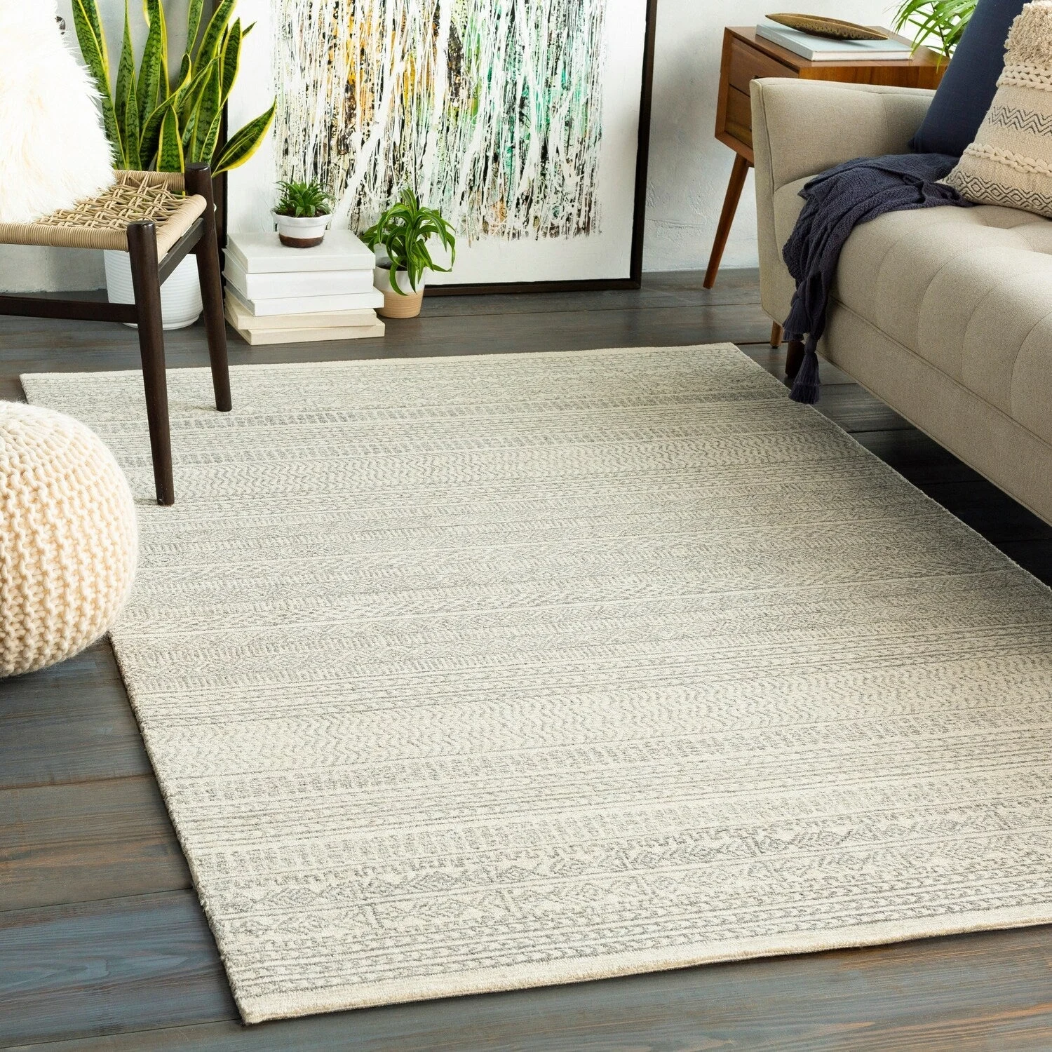 Livabliss Maroc Bohemian Tribal Hand Tufted Area Rug