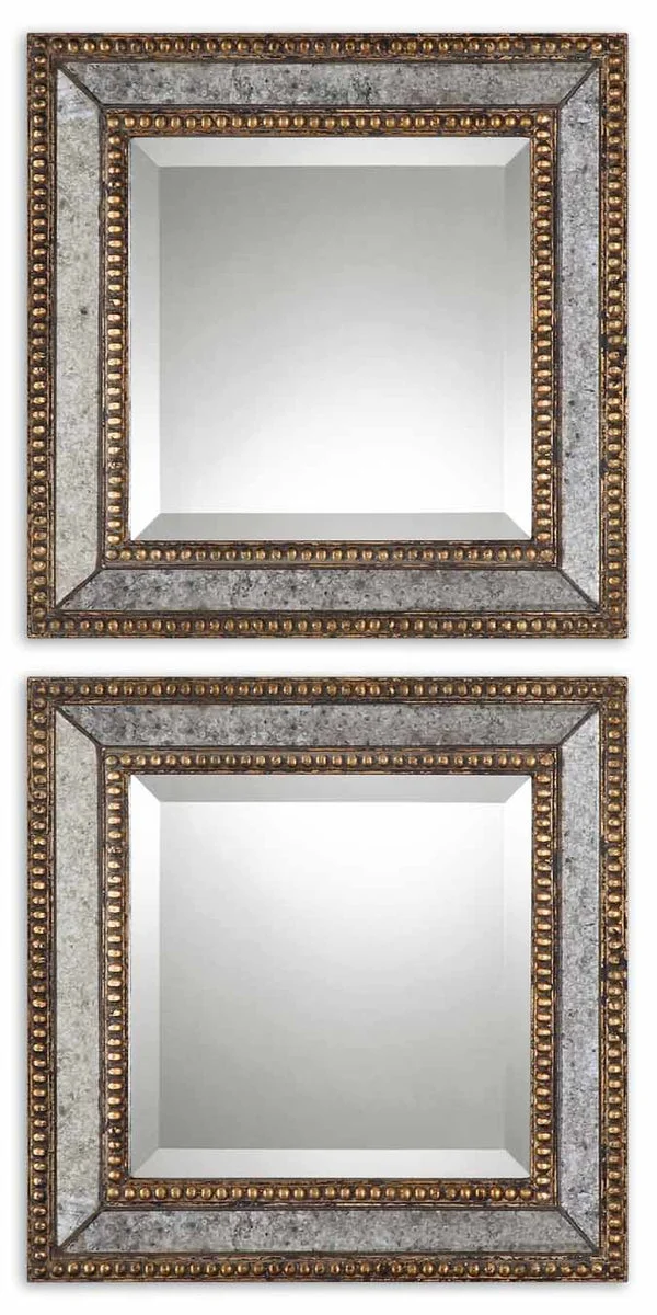 Uttermost 13790 Norlina Squares Antique Mirror Set/2