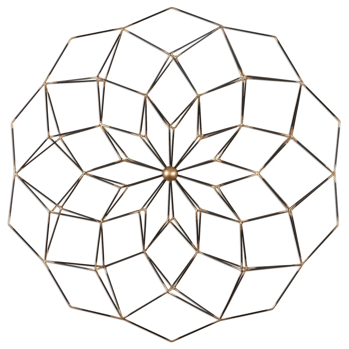 Uttermost 04028 Dorrin Geometric Floral Art