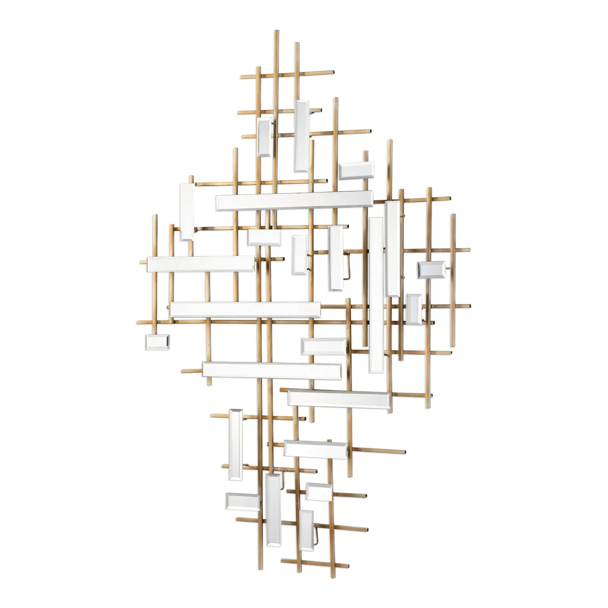 Uttermost 04128 Apollo Gold & Mirrored Wall Art