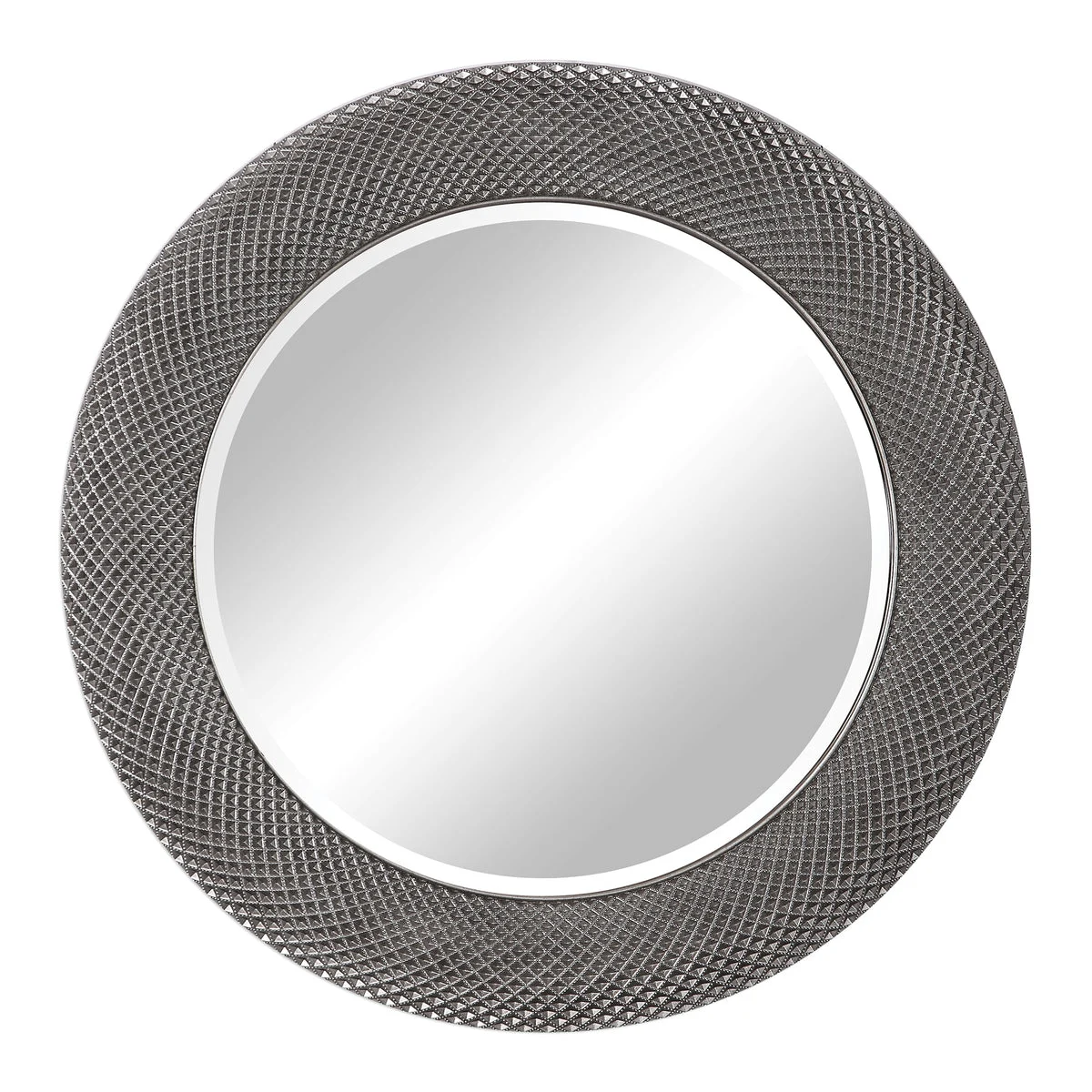 Uttermost 09388 Aziza Silver Round Mirror