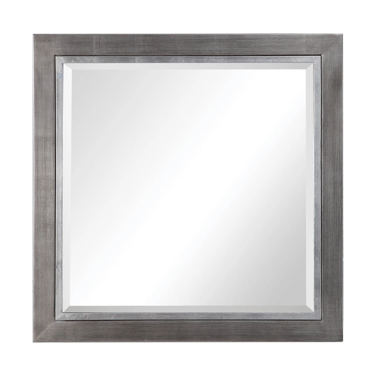 Uttermost 09472 Moore Silver Square Mirror