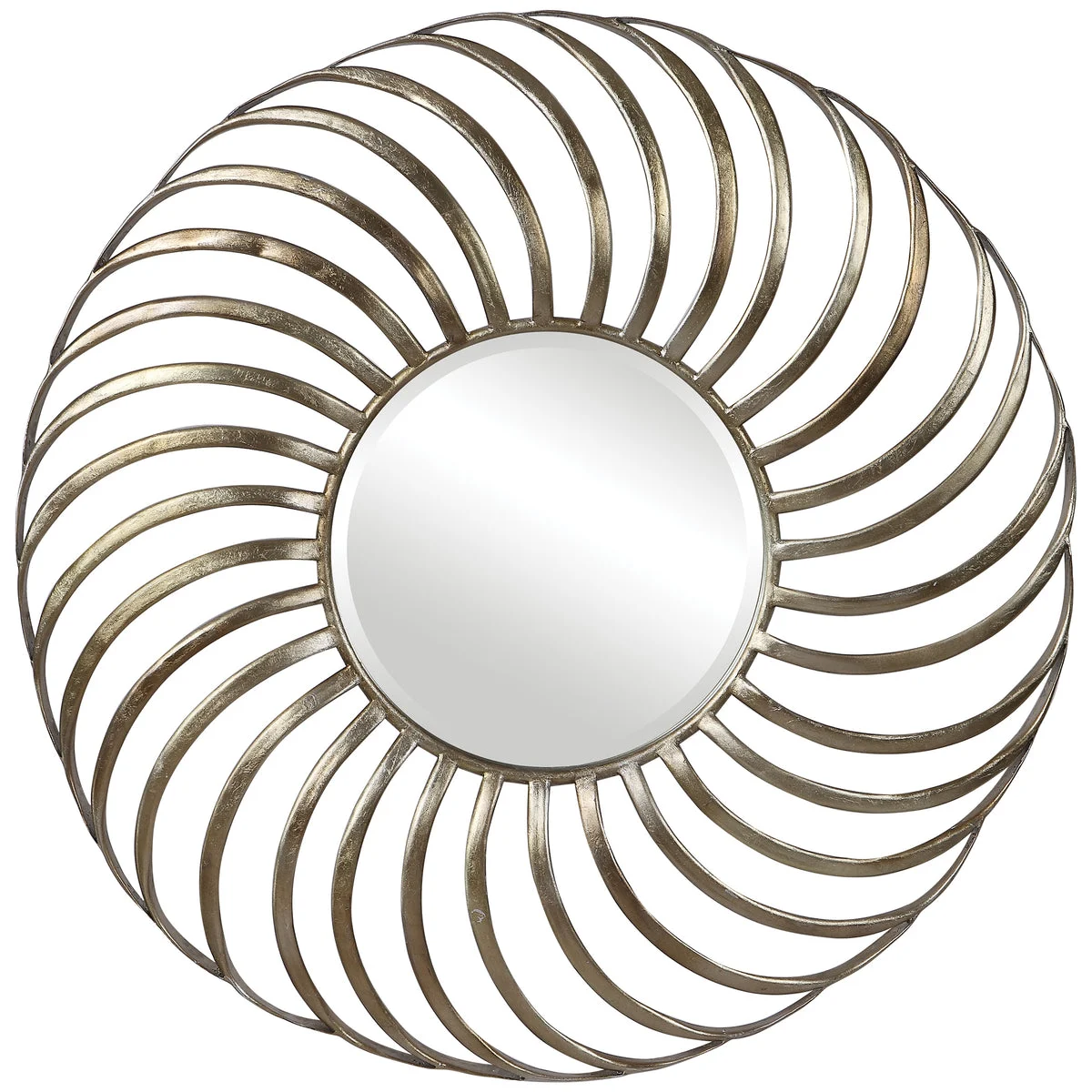 Uttermost 09568 Romie Mid-Century Round Mirror