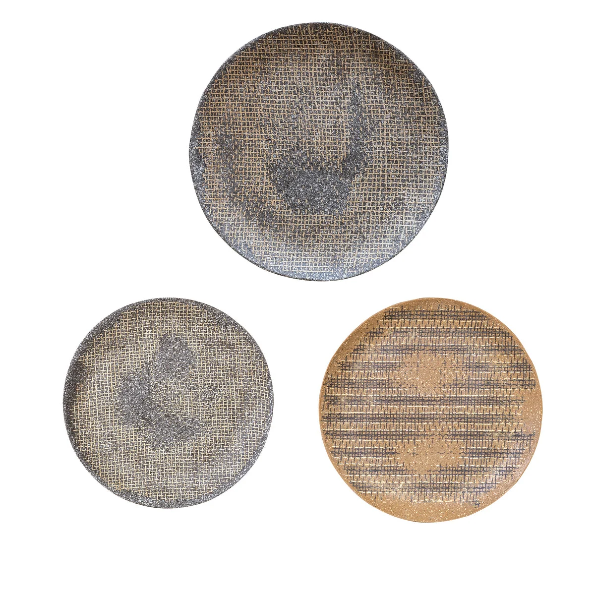 Uttermost 04217 Gaia Terrazzo Plates Wall Art Set of 3