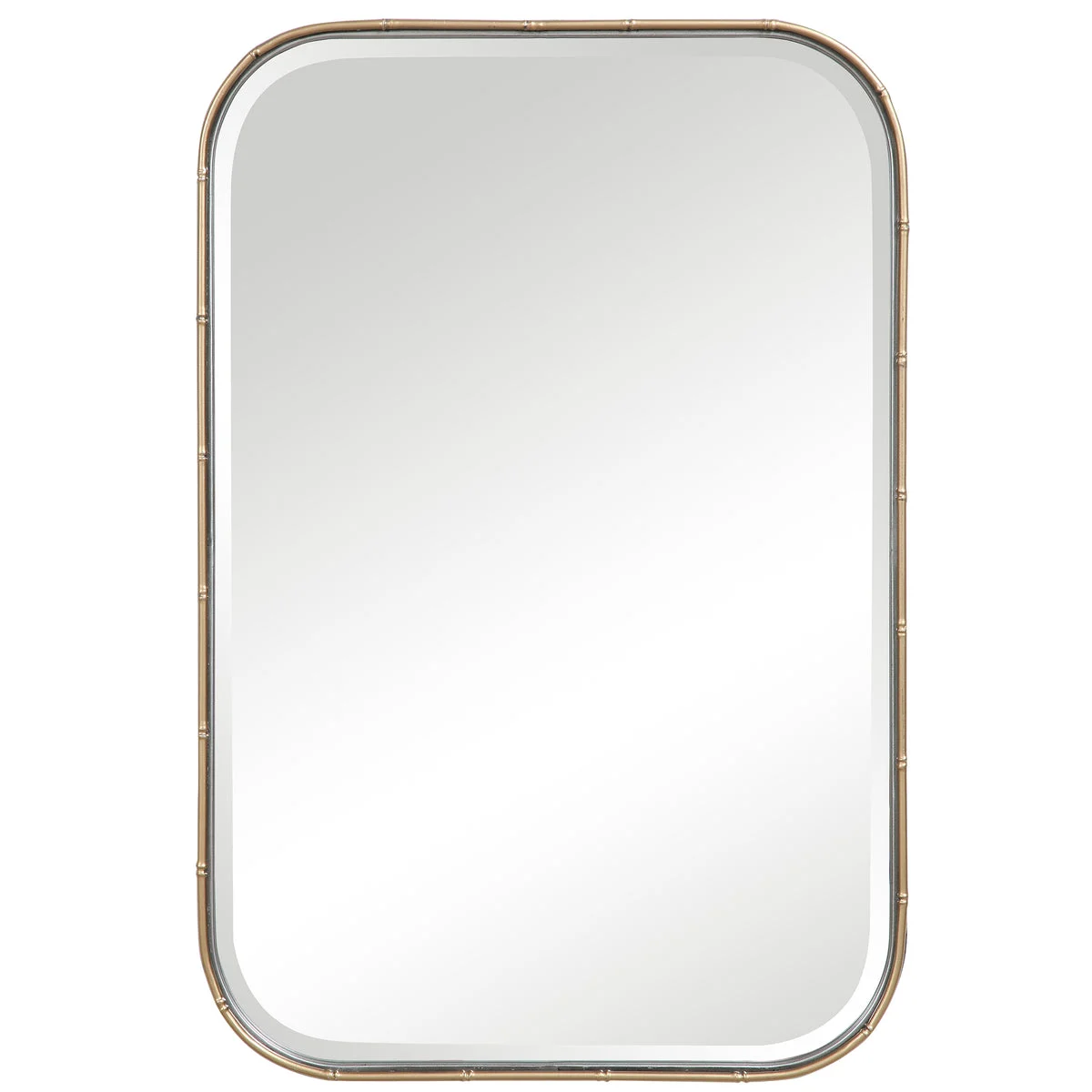 Uttermost Modern – Malay Vanity Mirror 30" x 20.125" Silver Glass Contemporary Wall Decor