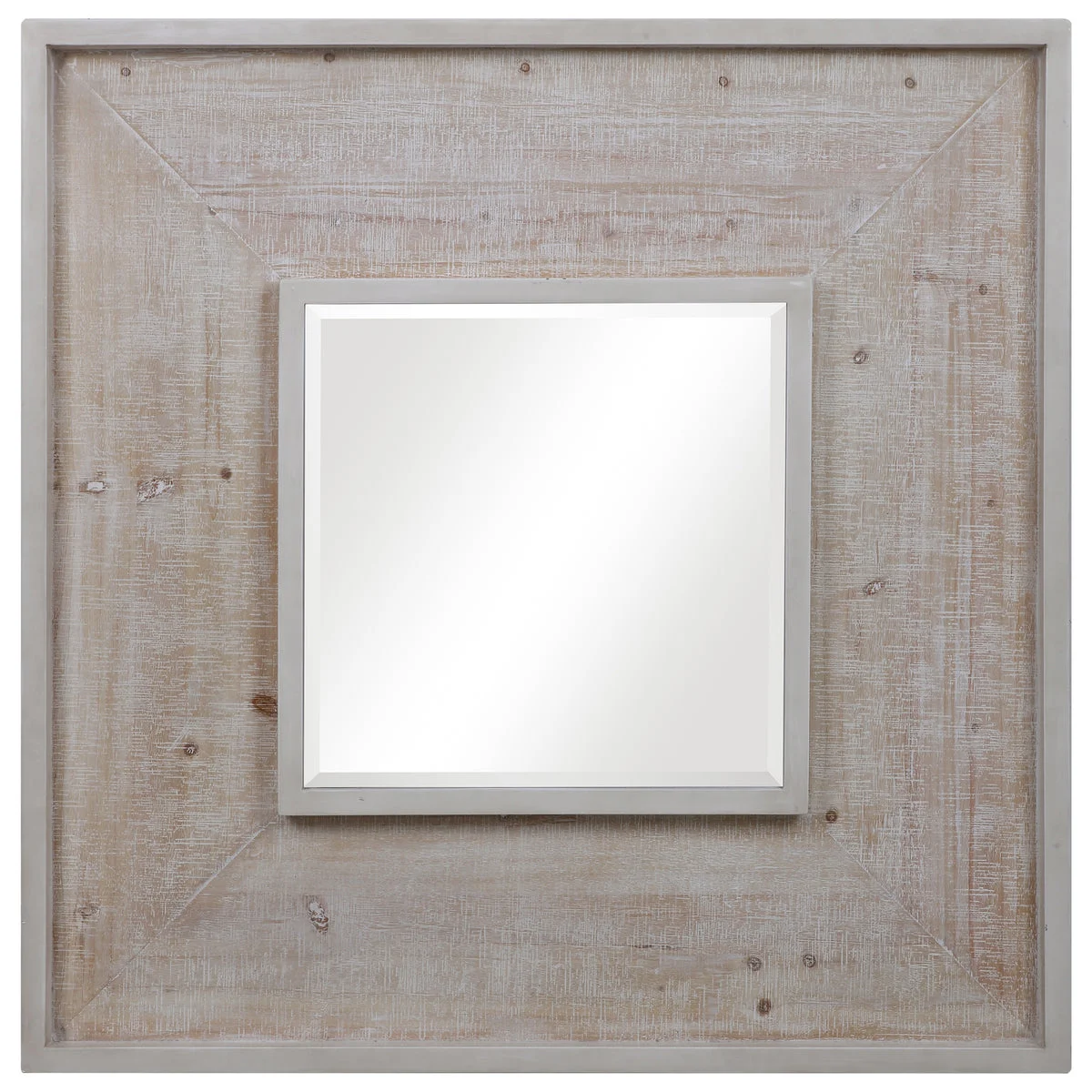Uttermost 09638 Alee Driftwood Square Mirror