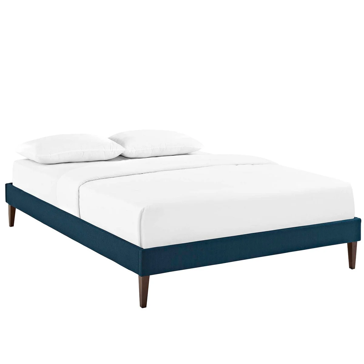 Modway Tessie Full Fabric Bed Frame with Squared Tapered Legs
