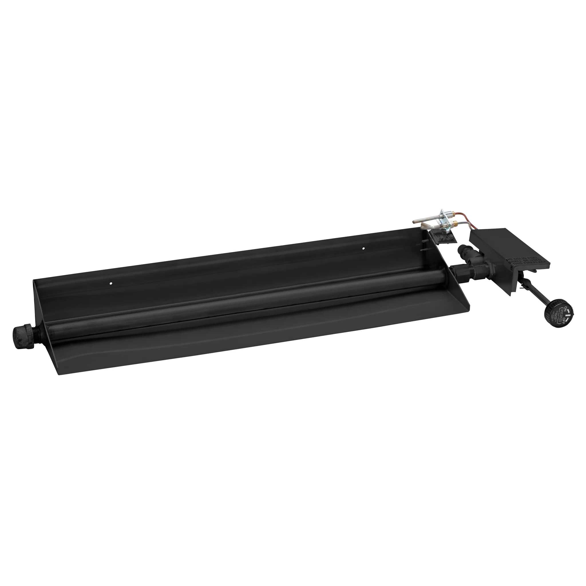 Majestic 18" Match Light Natural Gas Hearth Kit With Sand Pan Burner for Single-Sided Fireplace