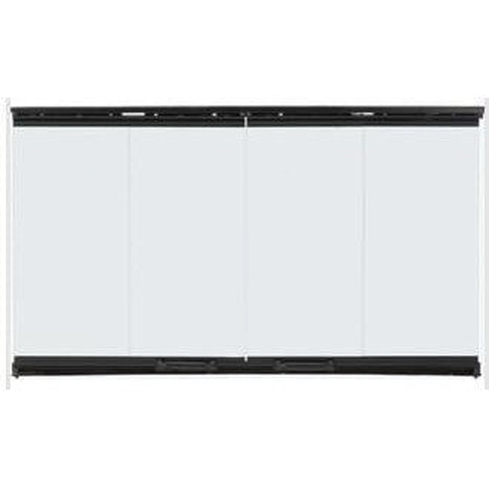 Majestic Original Bi-Fold Glass Doors With Black Trim for Biltmore 36" Wood Burning Fireplace