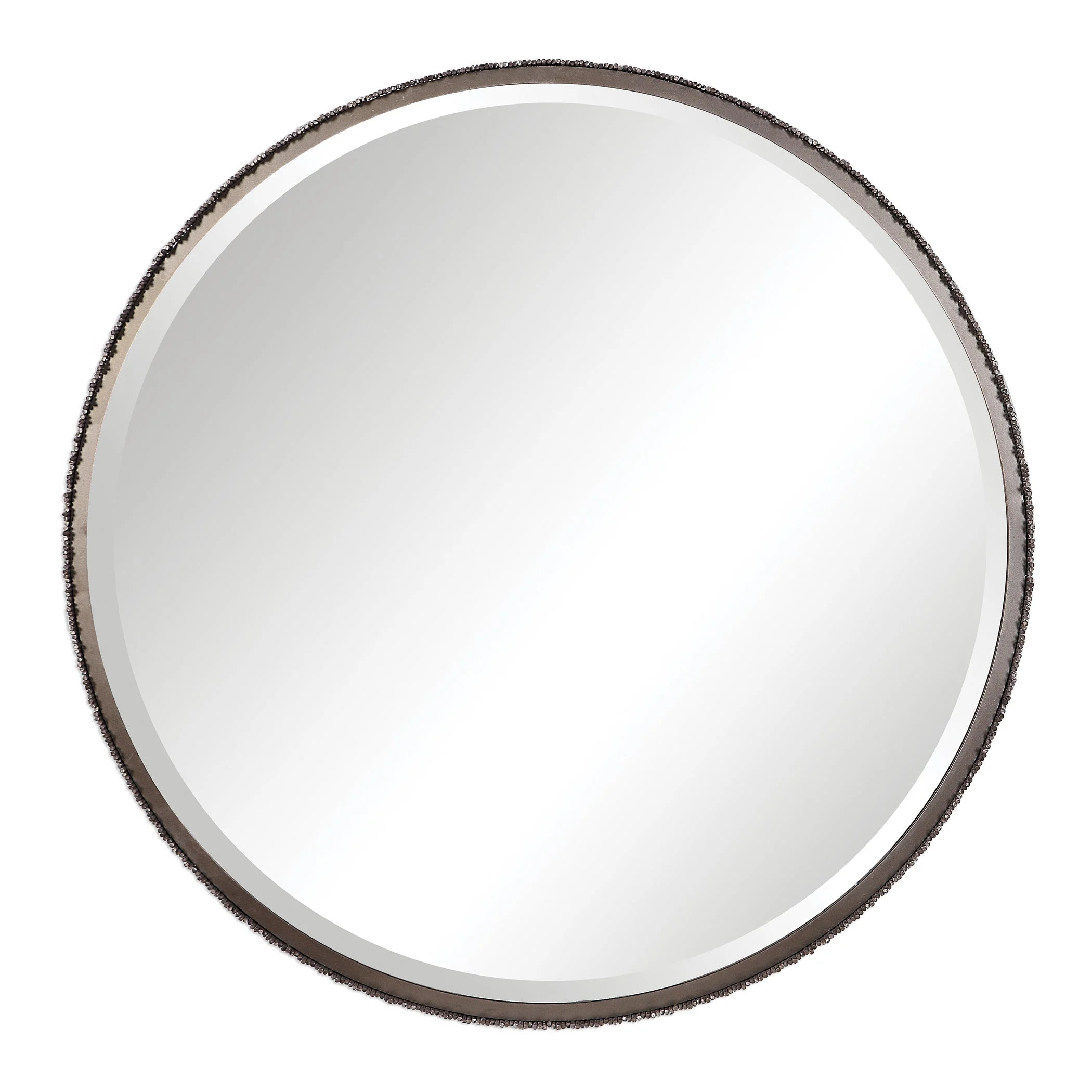 Ada Round Steel Mirror