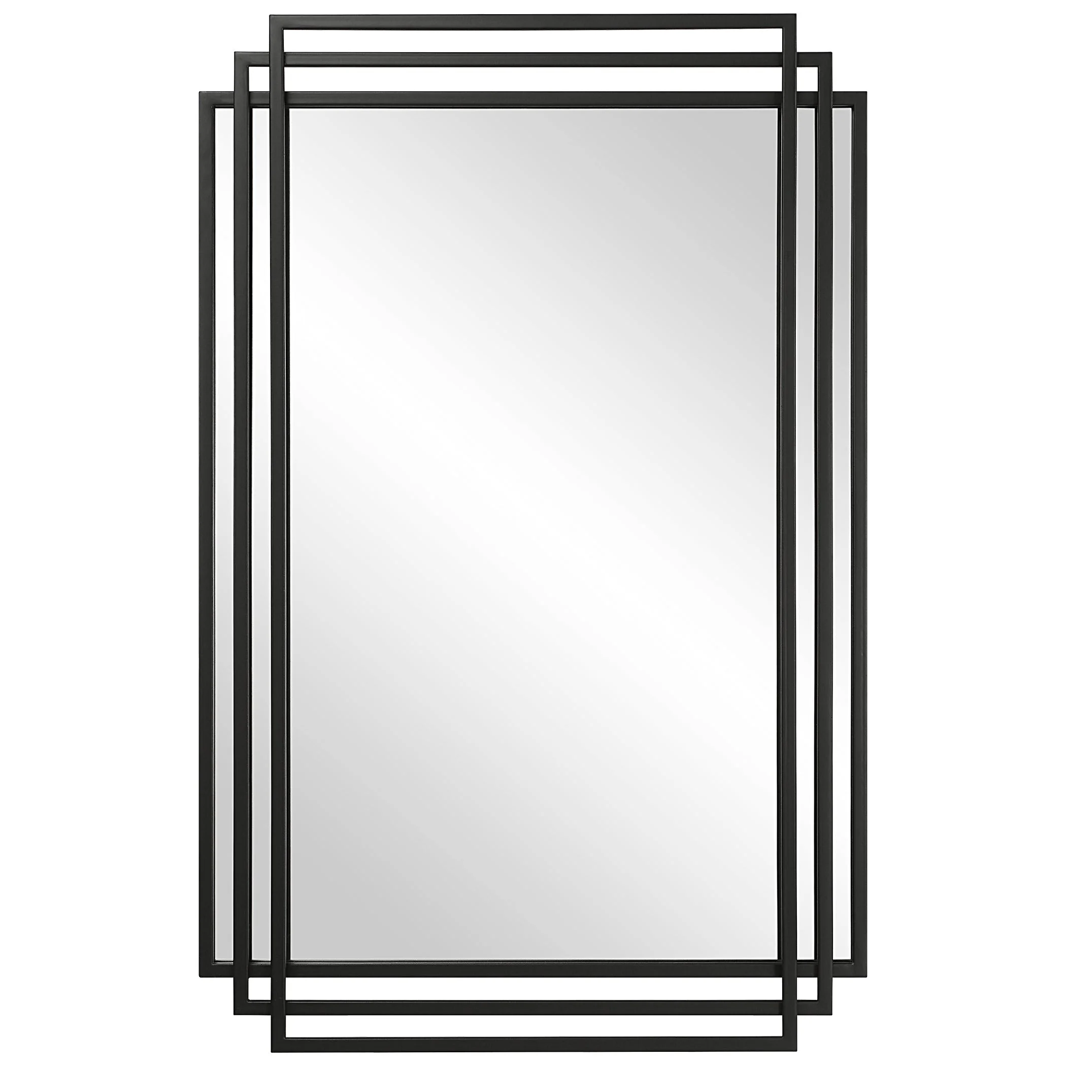 Amherst Black Iron Mirror