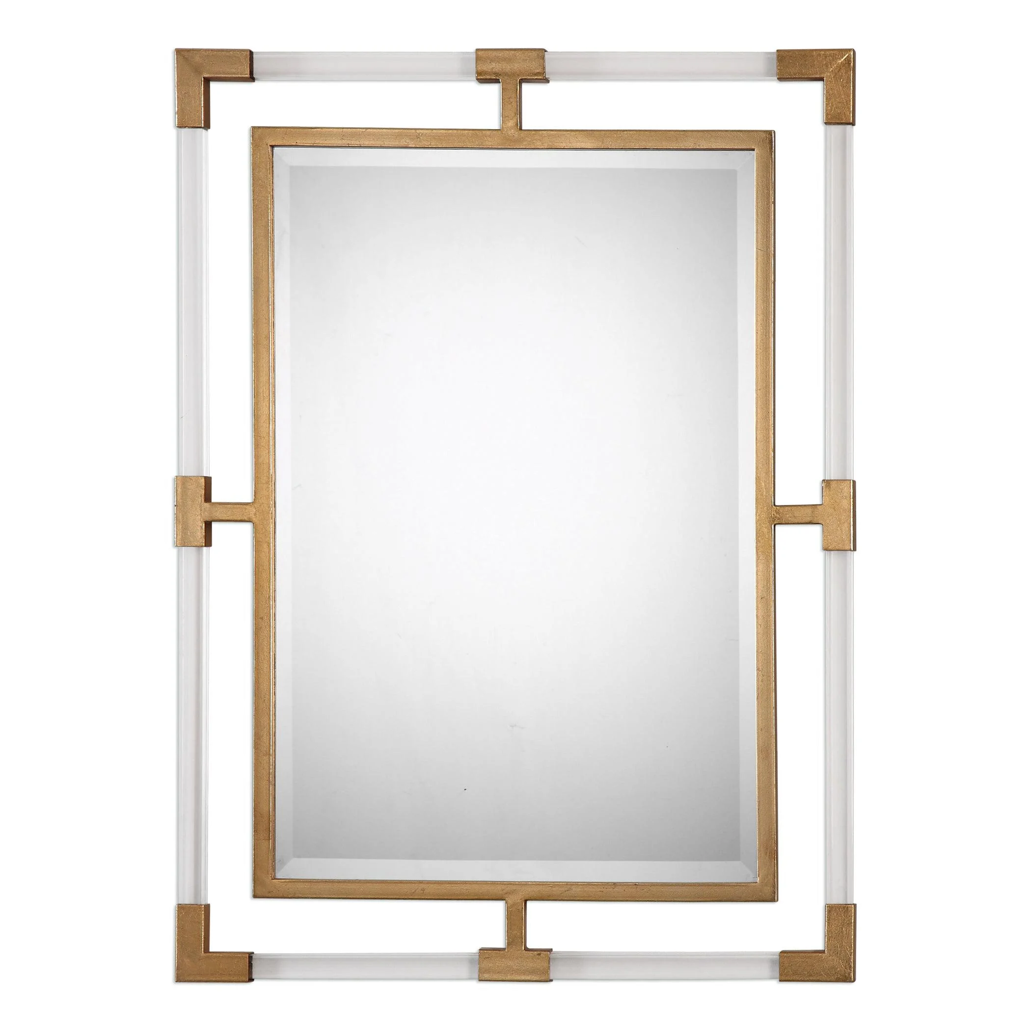 Balkan Modern Gold Wall Mirror