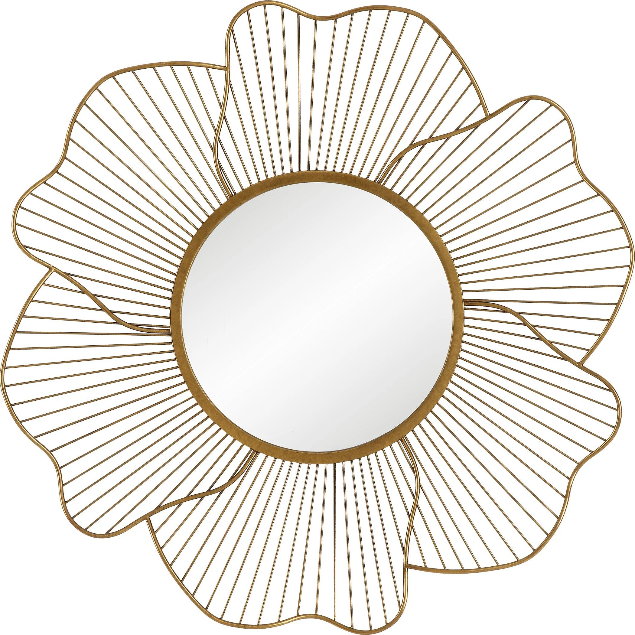 Blossom Gold Floral Mirror