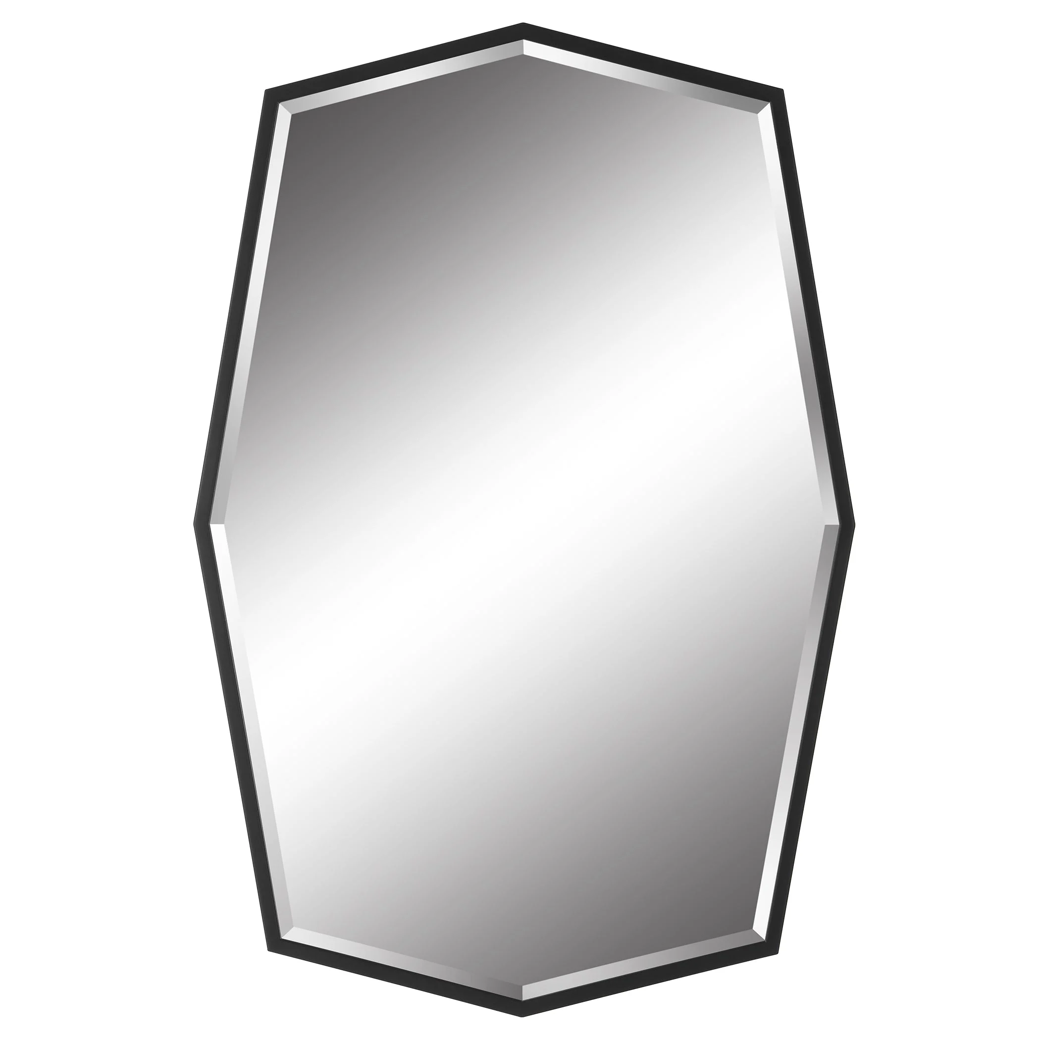 Facet Octagonal Iron Mirror