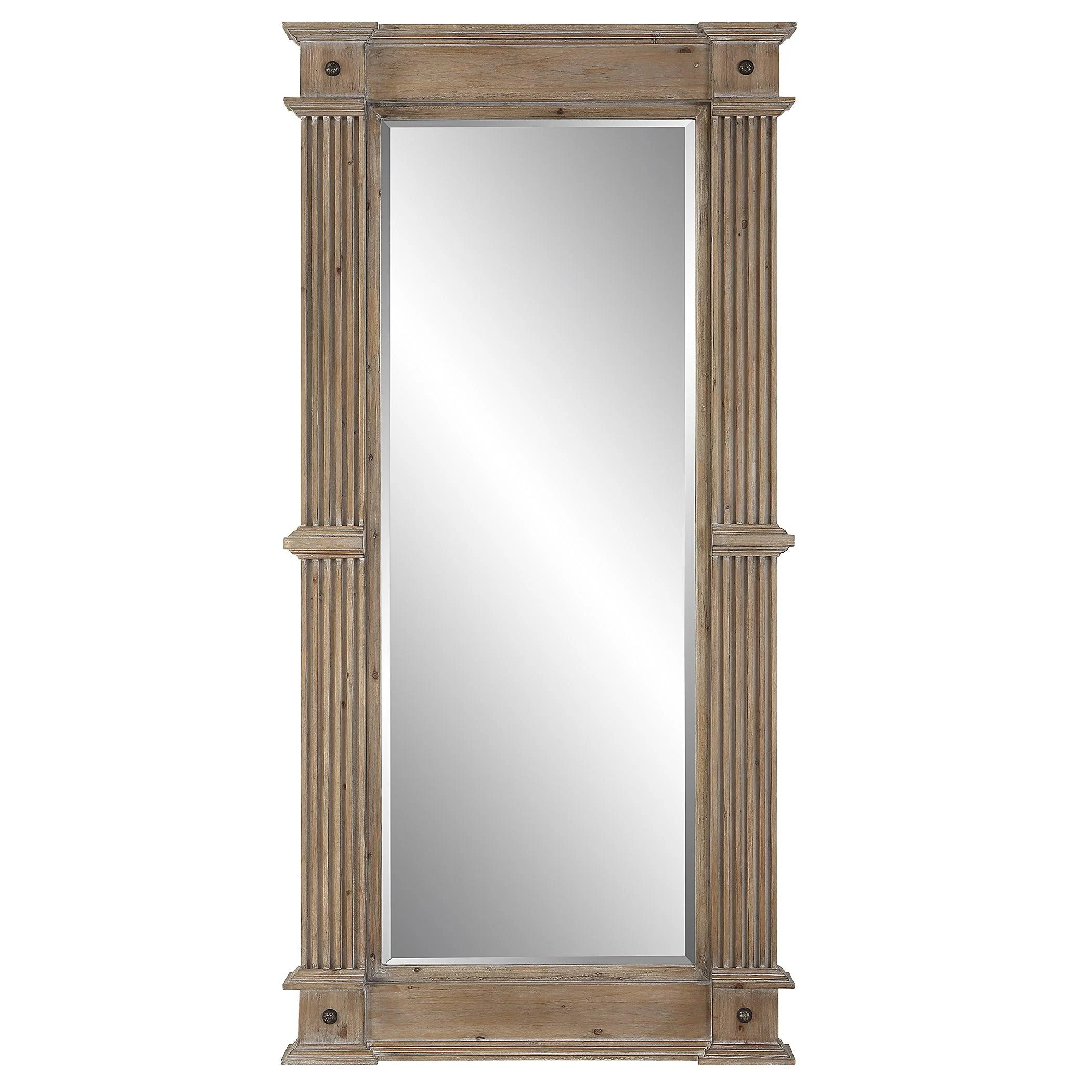 McAllister Natural Wood Oversized Mirror