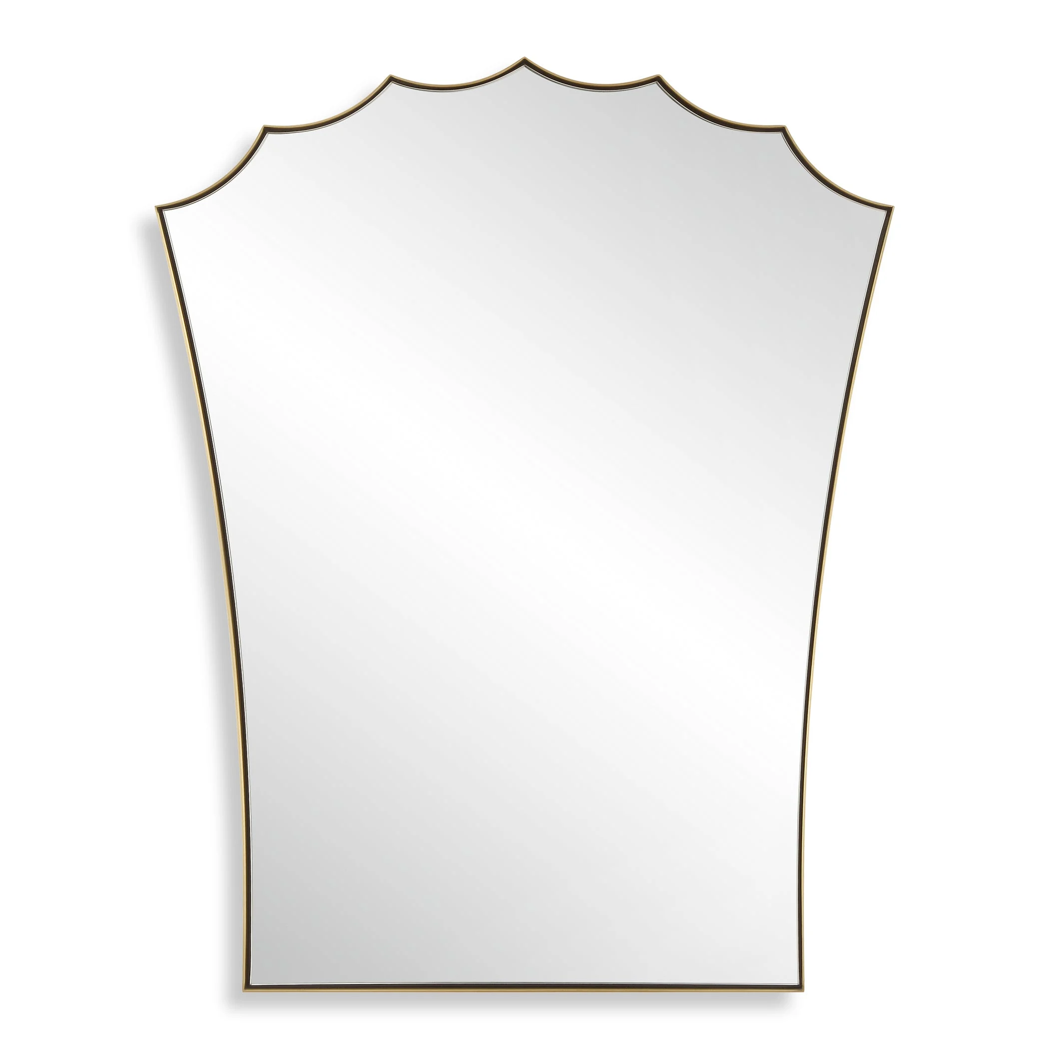 Monarch Scalloped Arched Vanity Mirror