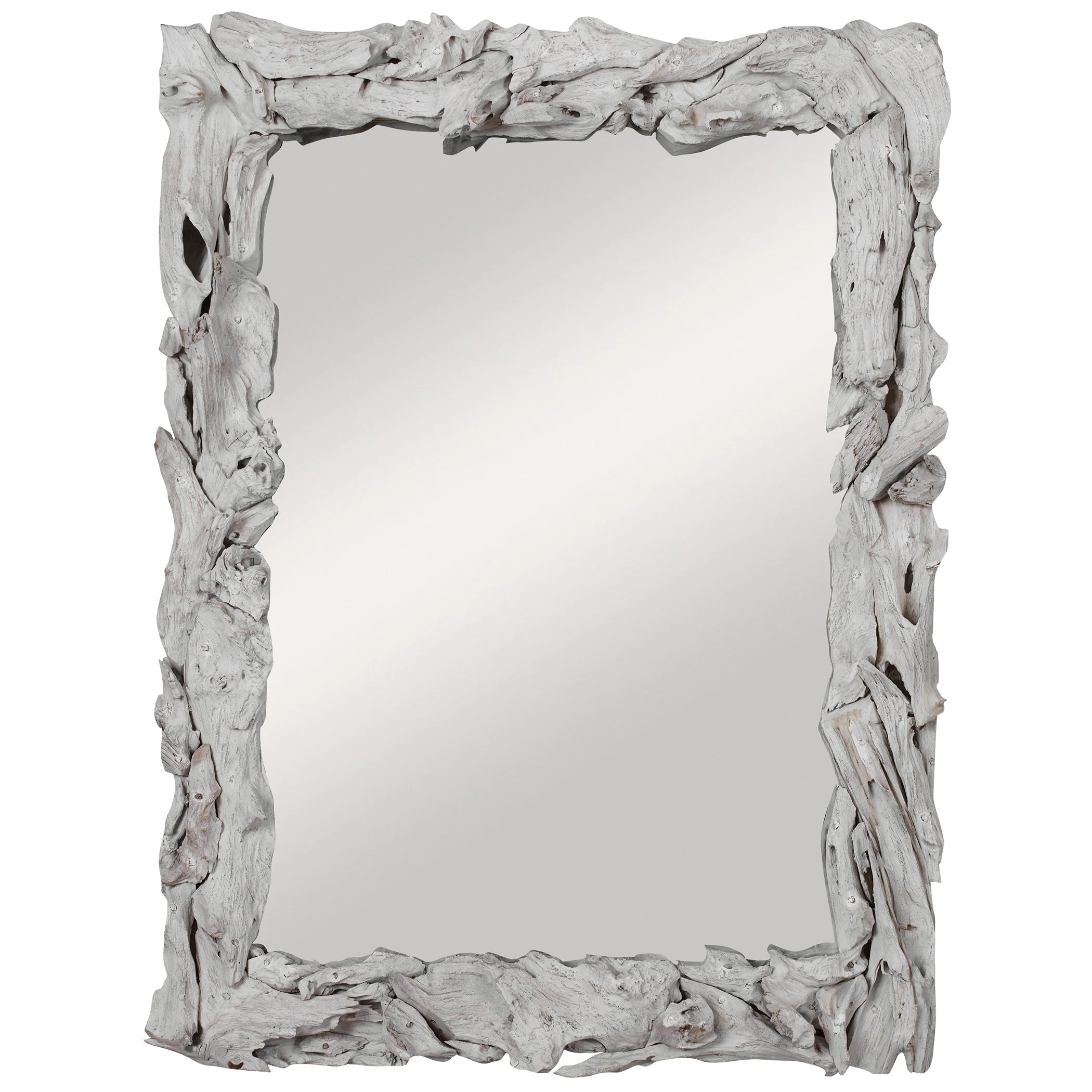 Rio Whitewash Teak Mirror