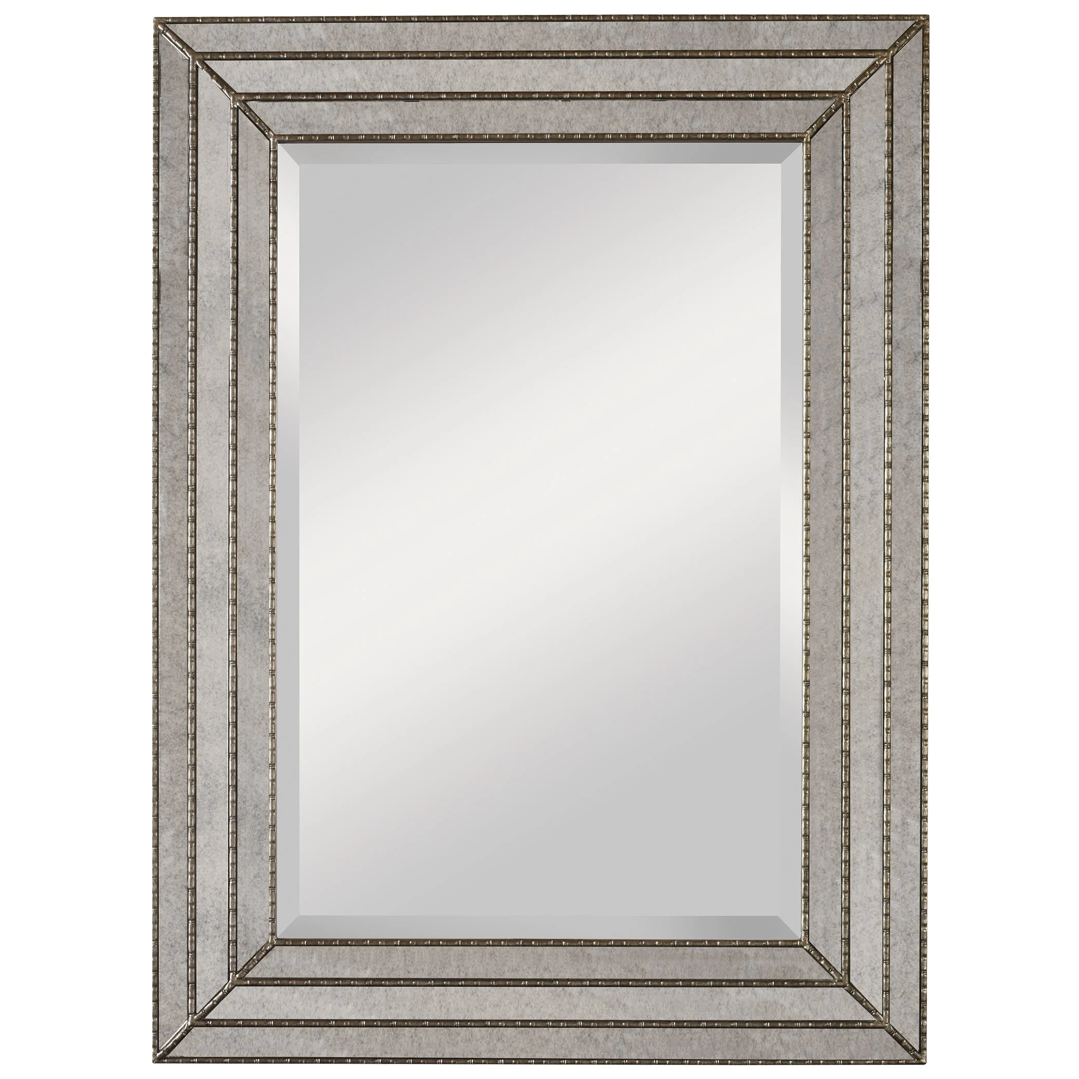 Seymour Antique Silver Mirror