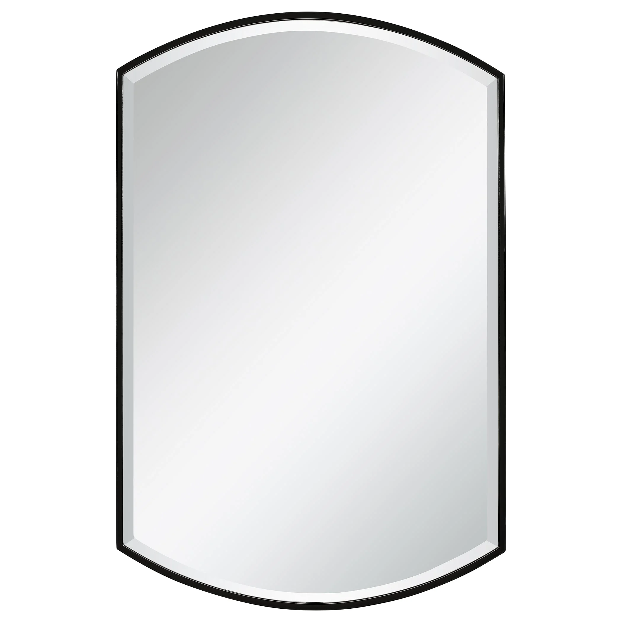 Shield Shaped Iron Mirror