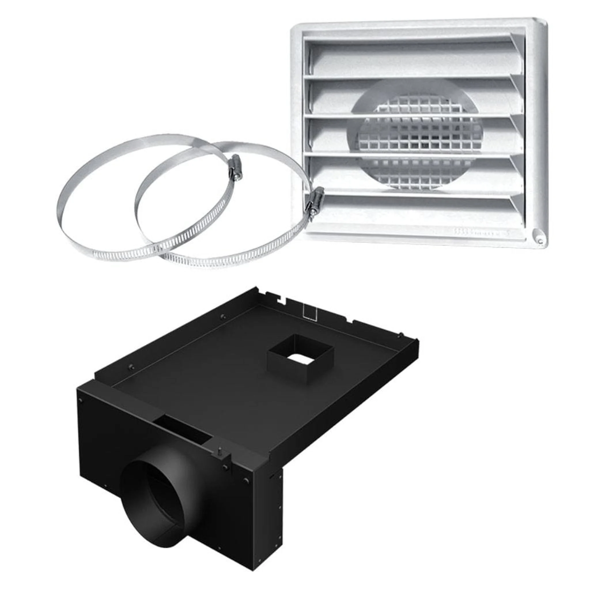 Osburn 5" Fresh Air Intake Kit for 3300 Wood Stove - Wood Stove on Legs