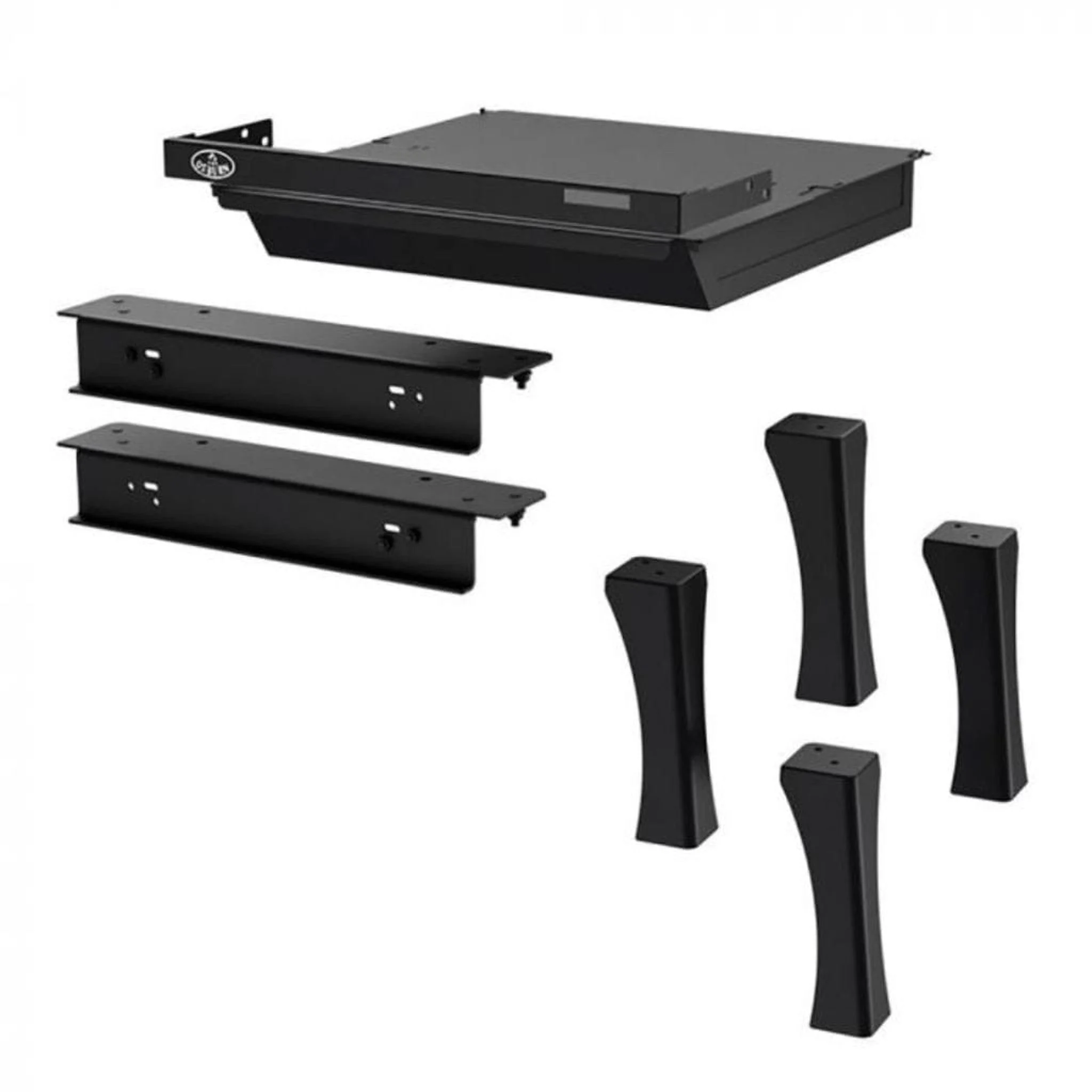 Osburn Black Cast Iron Straight Legs With Ash Drawer for 2000 Wood Stove