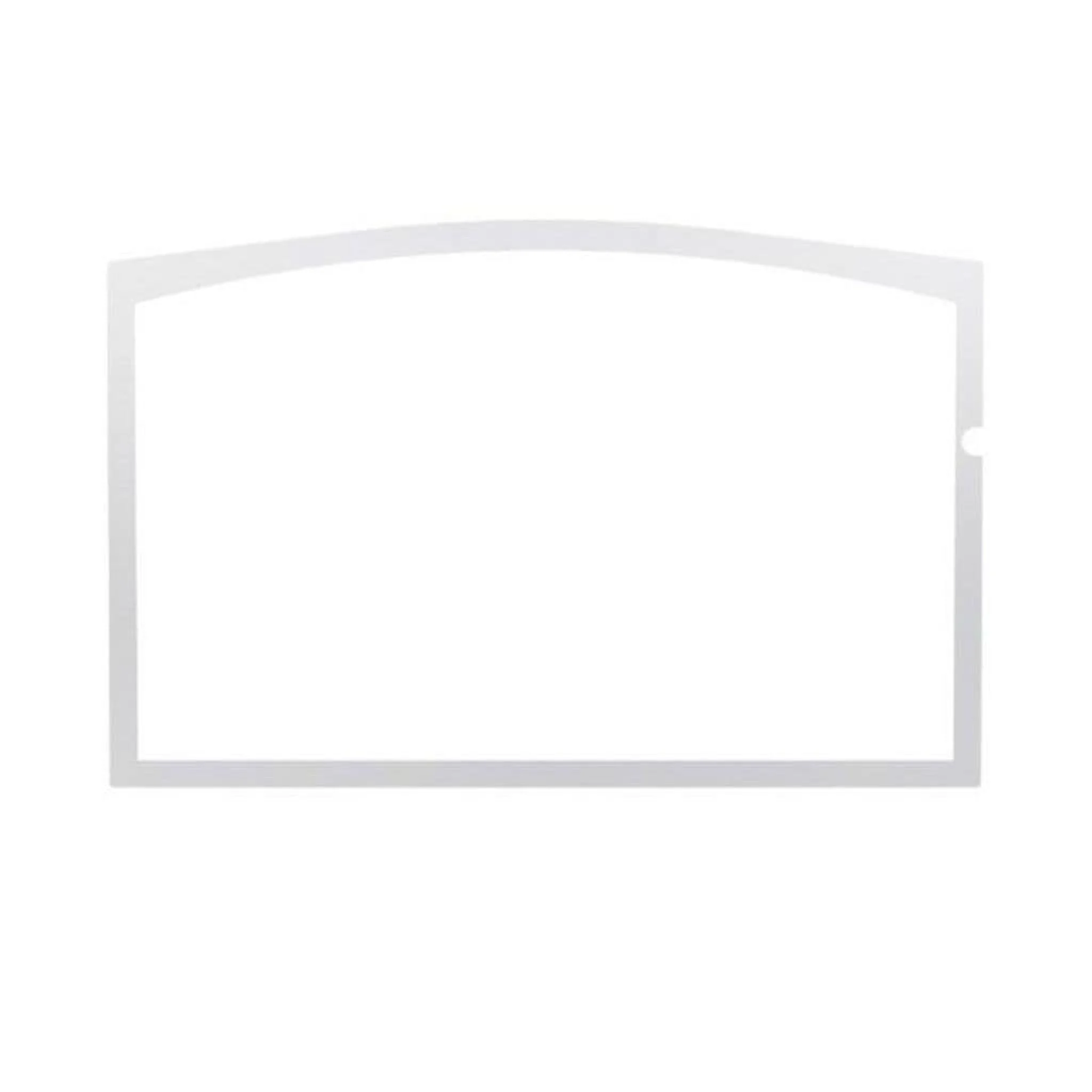Osburn Brushed Nickel Door Overlay for 3300 Wood Stove