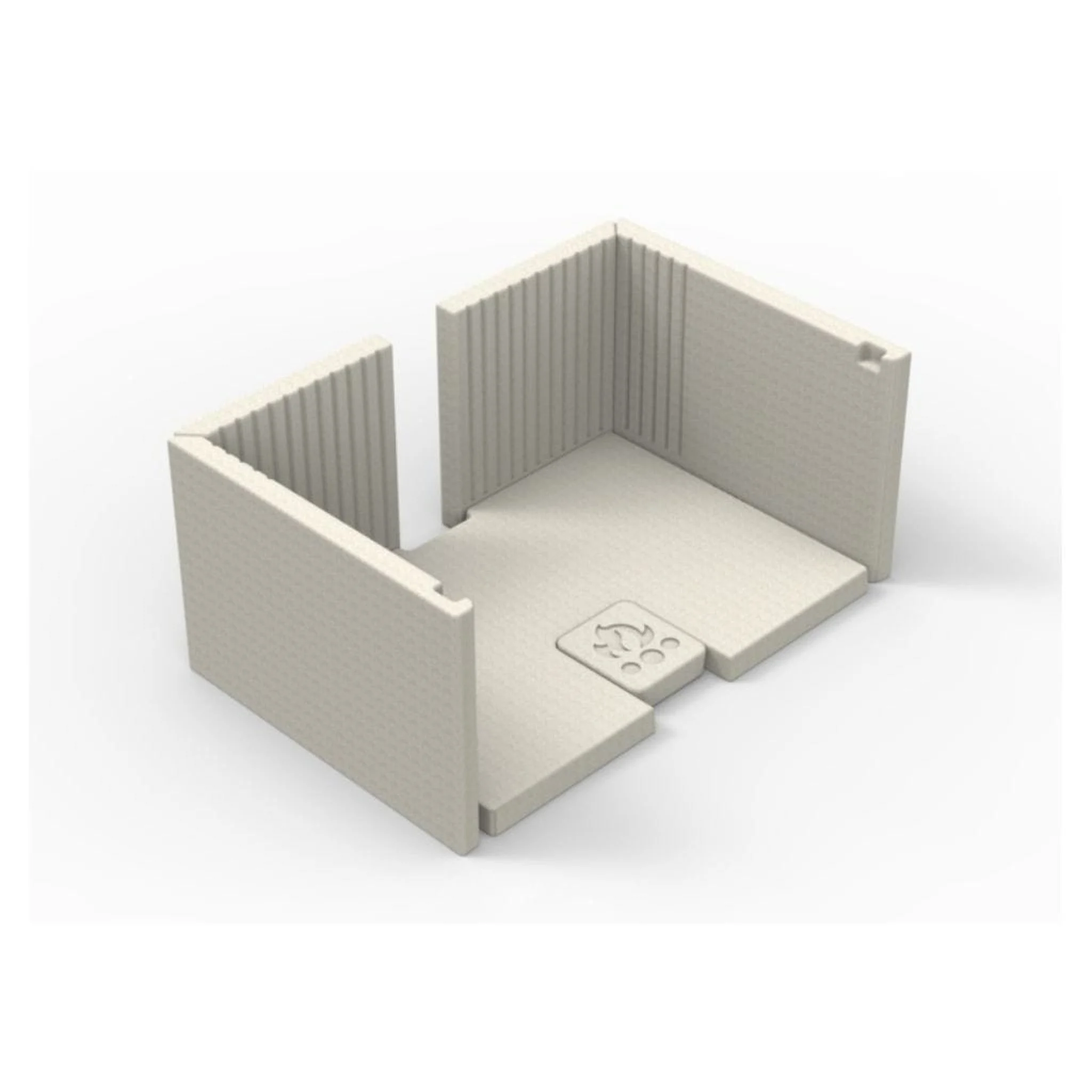 Osburn Moulded Refractory Panel Kit for Minimalist Base and Insert
