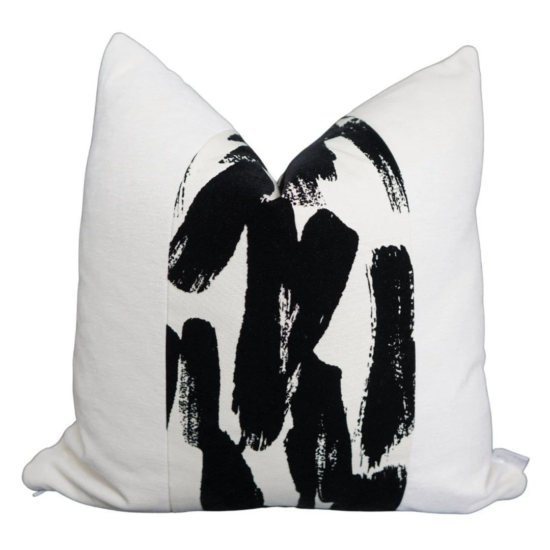 Stripe Domino Square Pillow Cover
