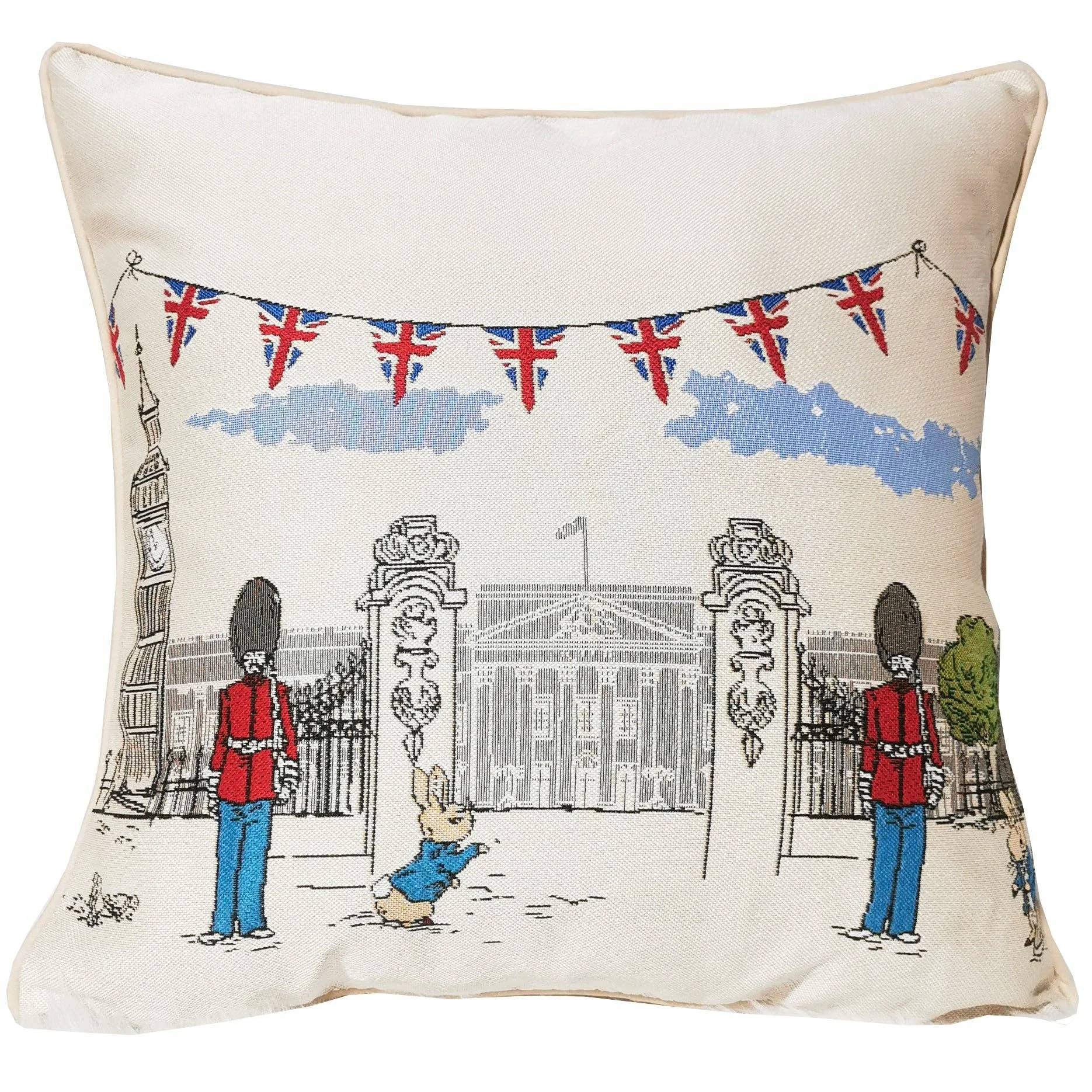 Victorian Peter Rabbit ™ Pillow // 18x18