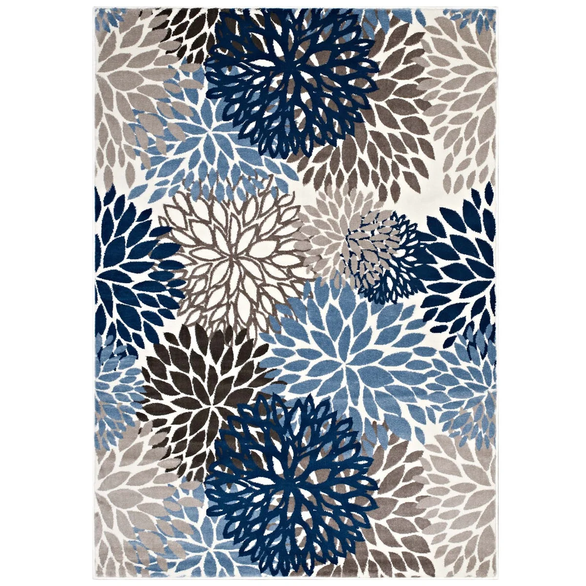 Modway Calithea Vintage Classic Abstract Floral Area Rug