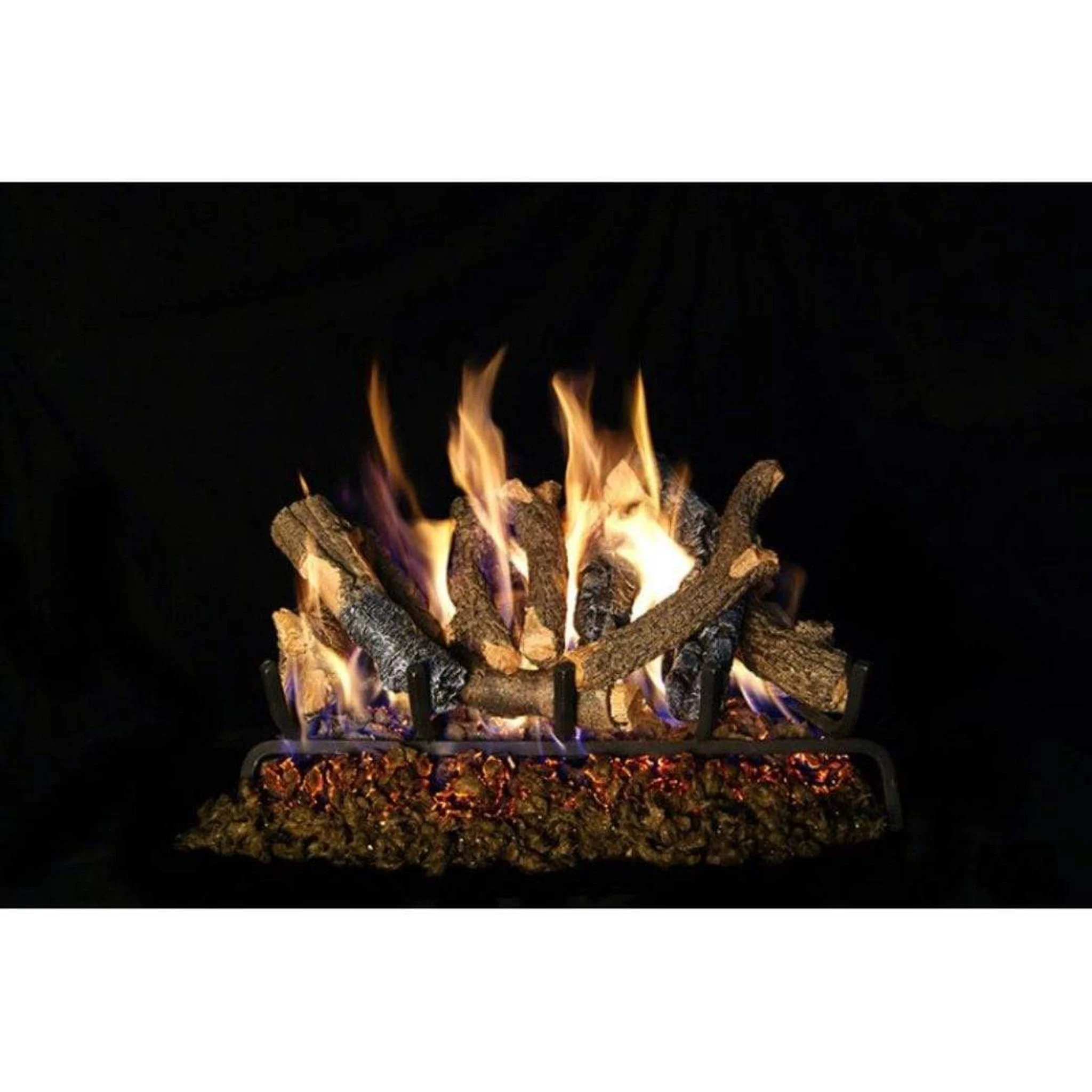 Real Fyre 30" Charred Oak Stack Vented Gas Log Set